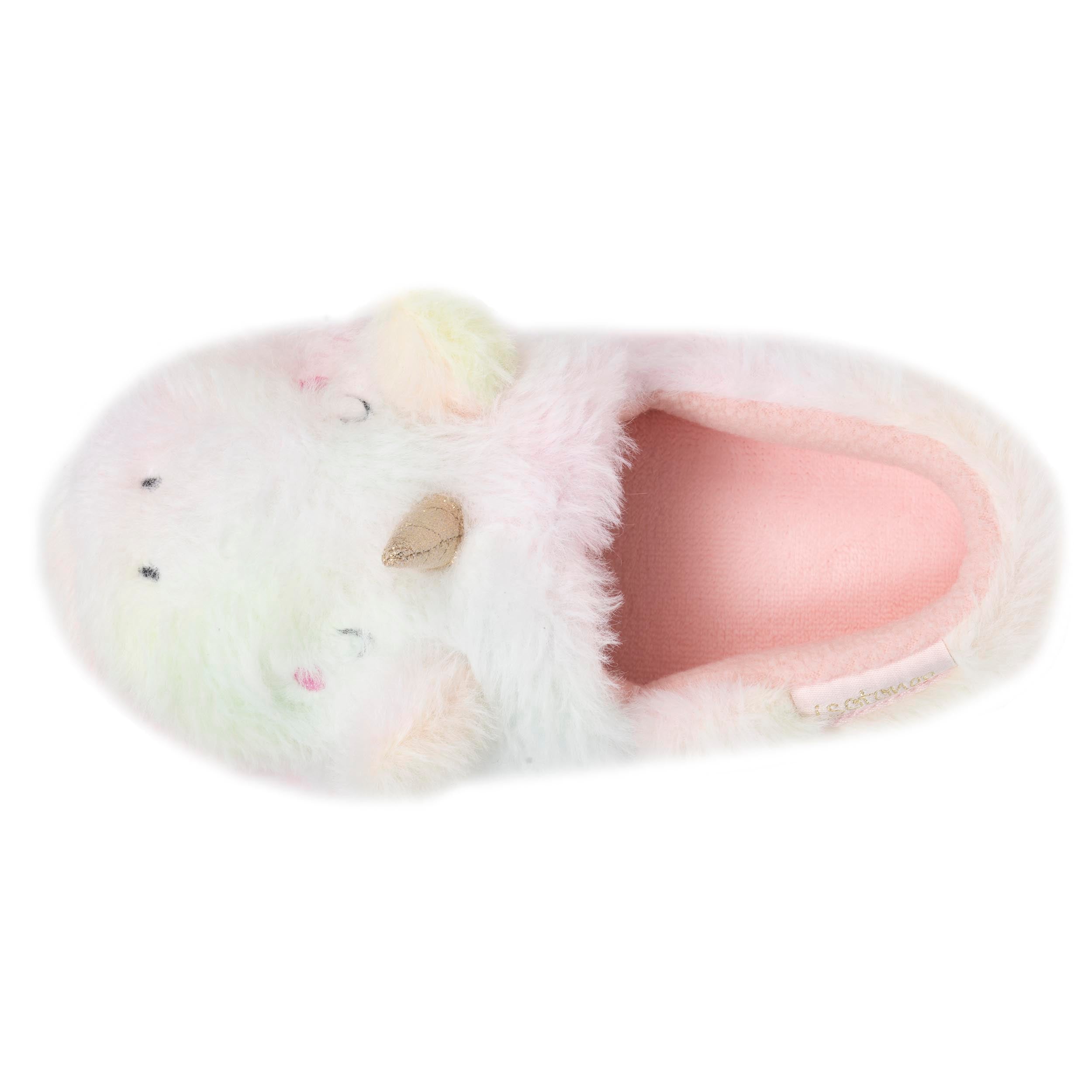 isotoner-chaussons-slippers-fille-licorne-multicolor image 2