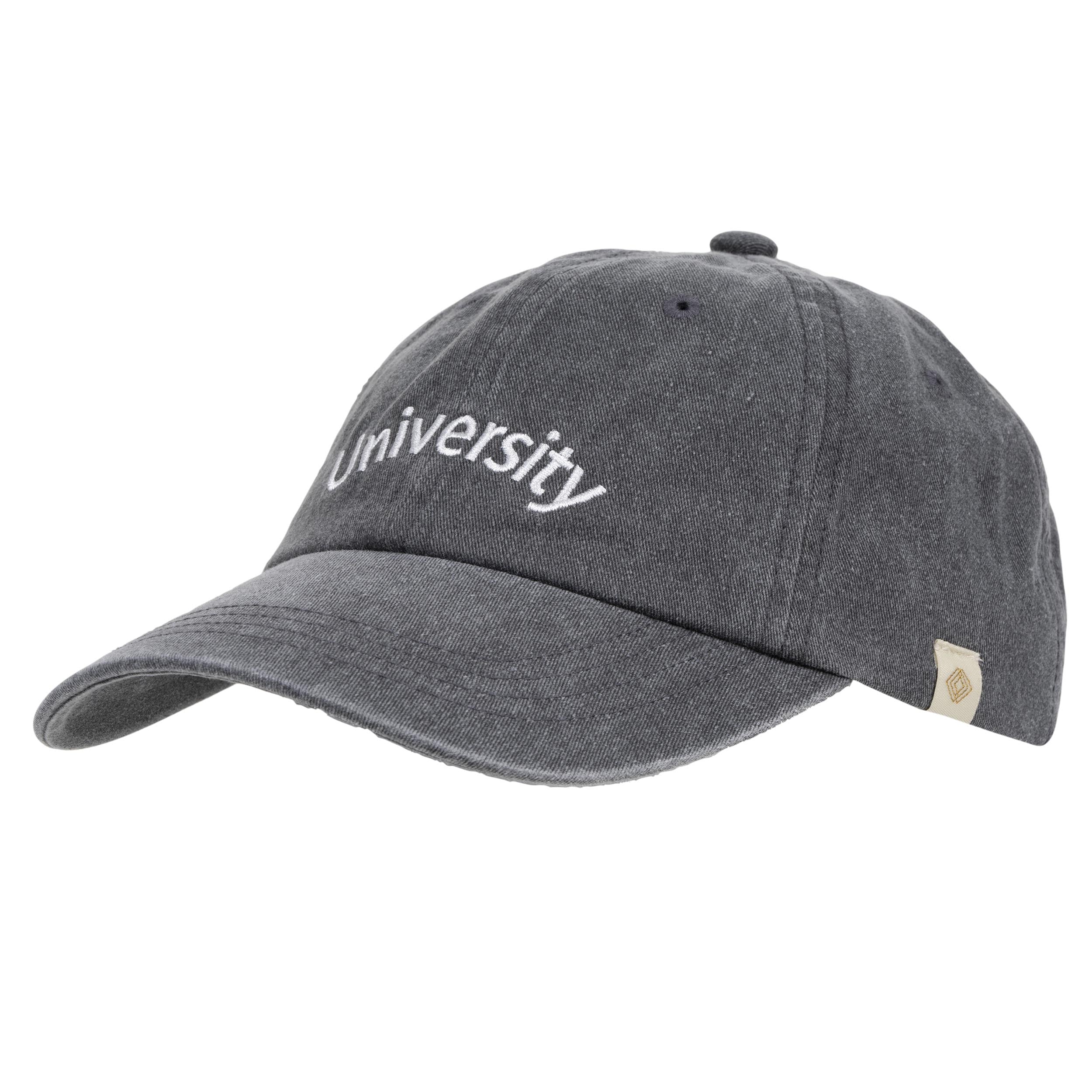 isotoner-casquette-mixte-gris-broderie-university-coton image 1