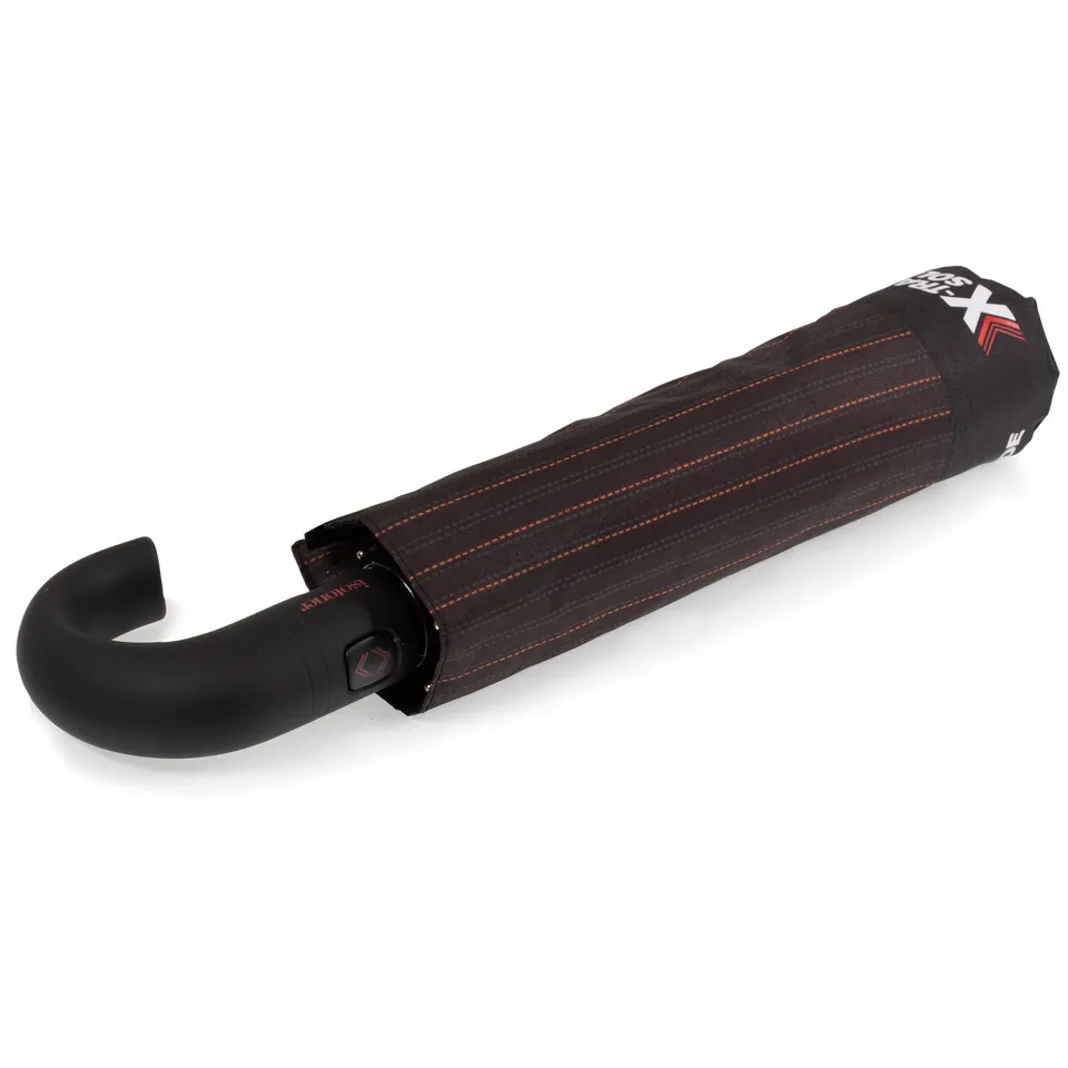 isotoner-parapluie-crook-x-tra-solide-surpiqu image 1