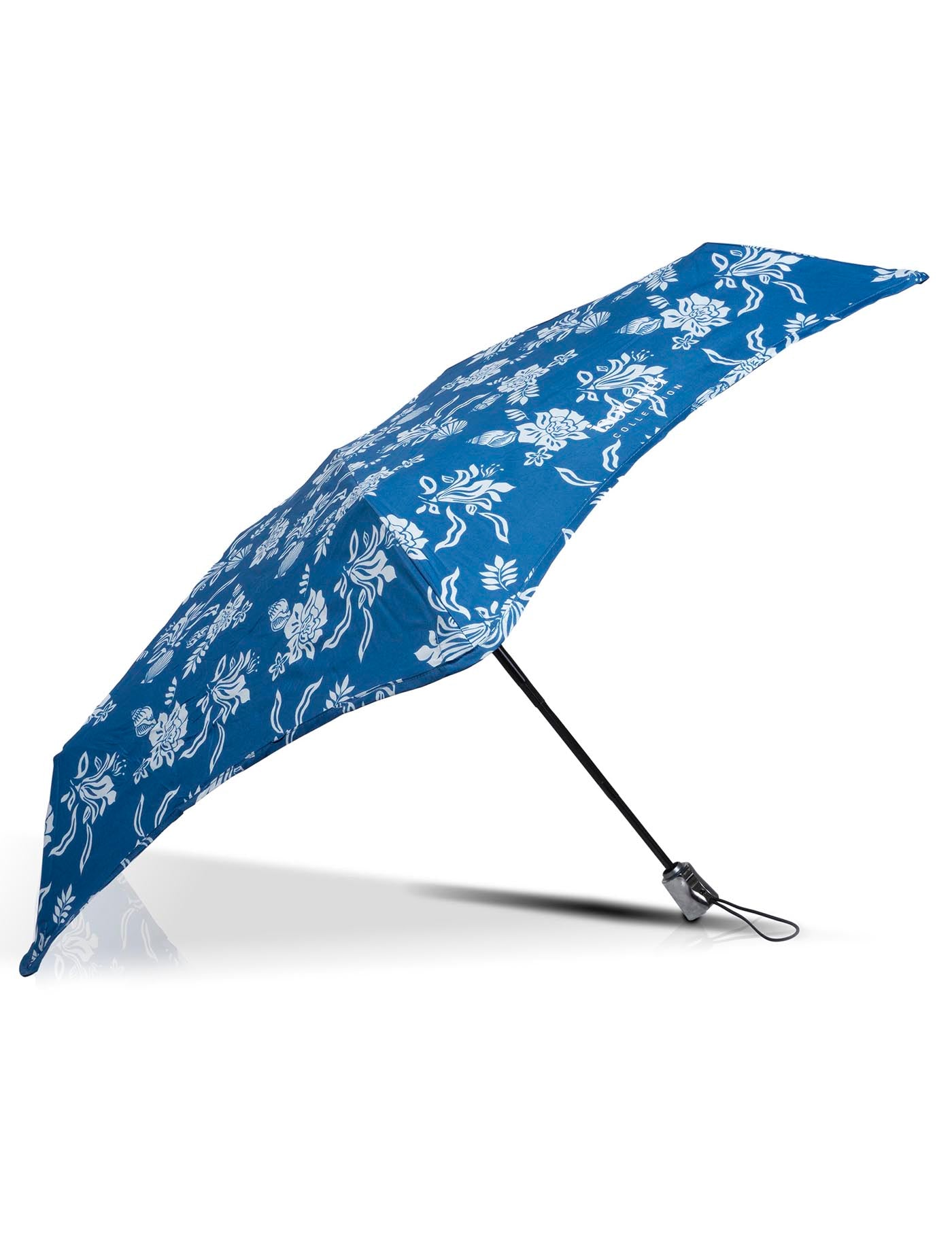 isotoner-parapluie-x-tra-solide-23-cm-coquillage-bleu image 7