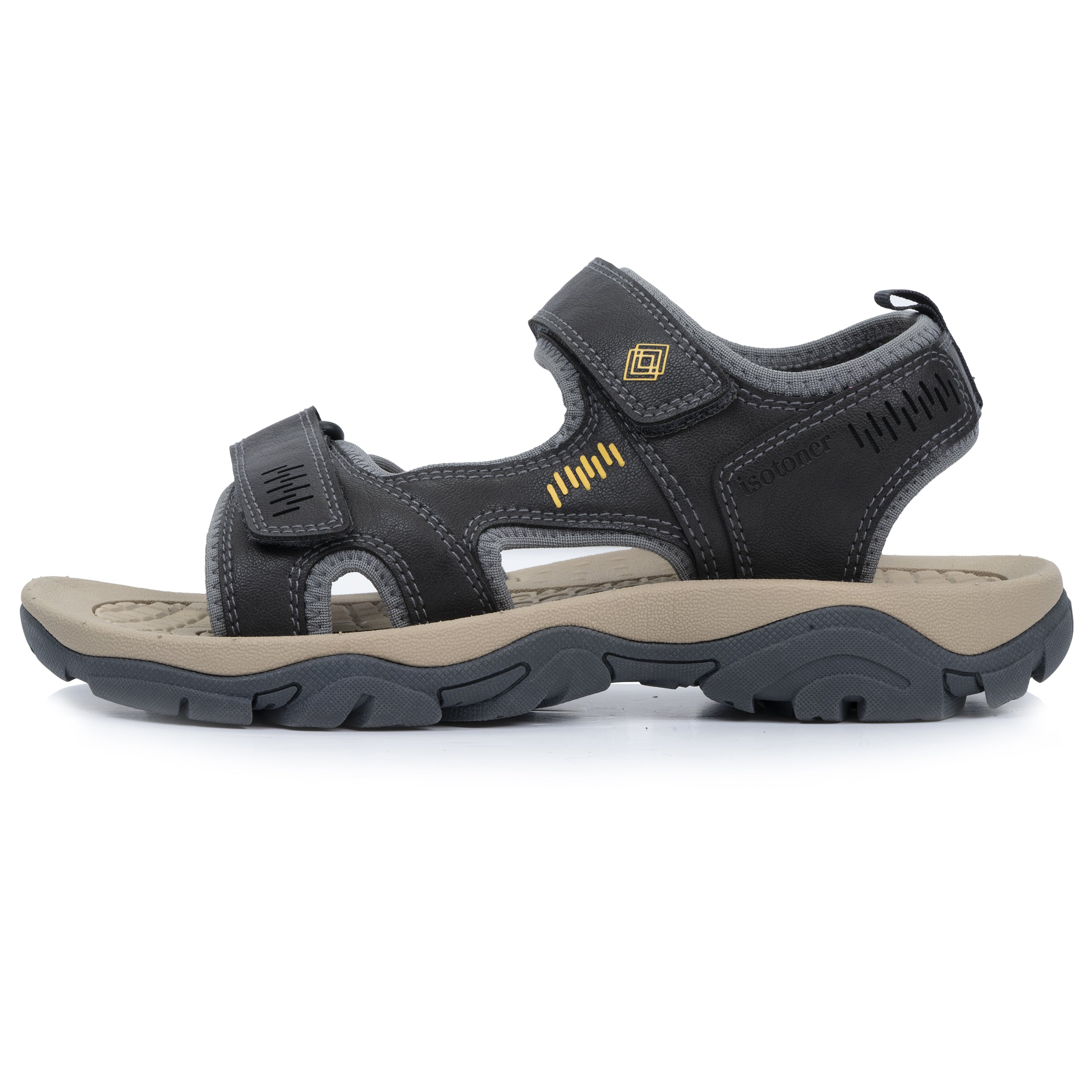 isotoner-sandales-homme-sport-gris-everywear image 3