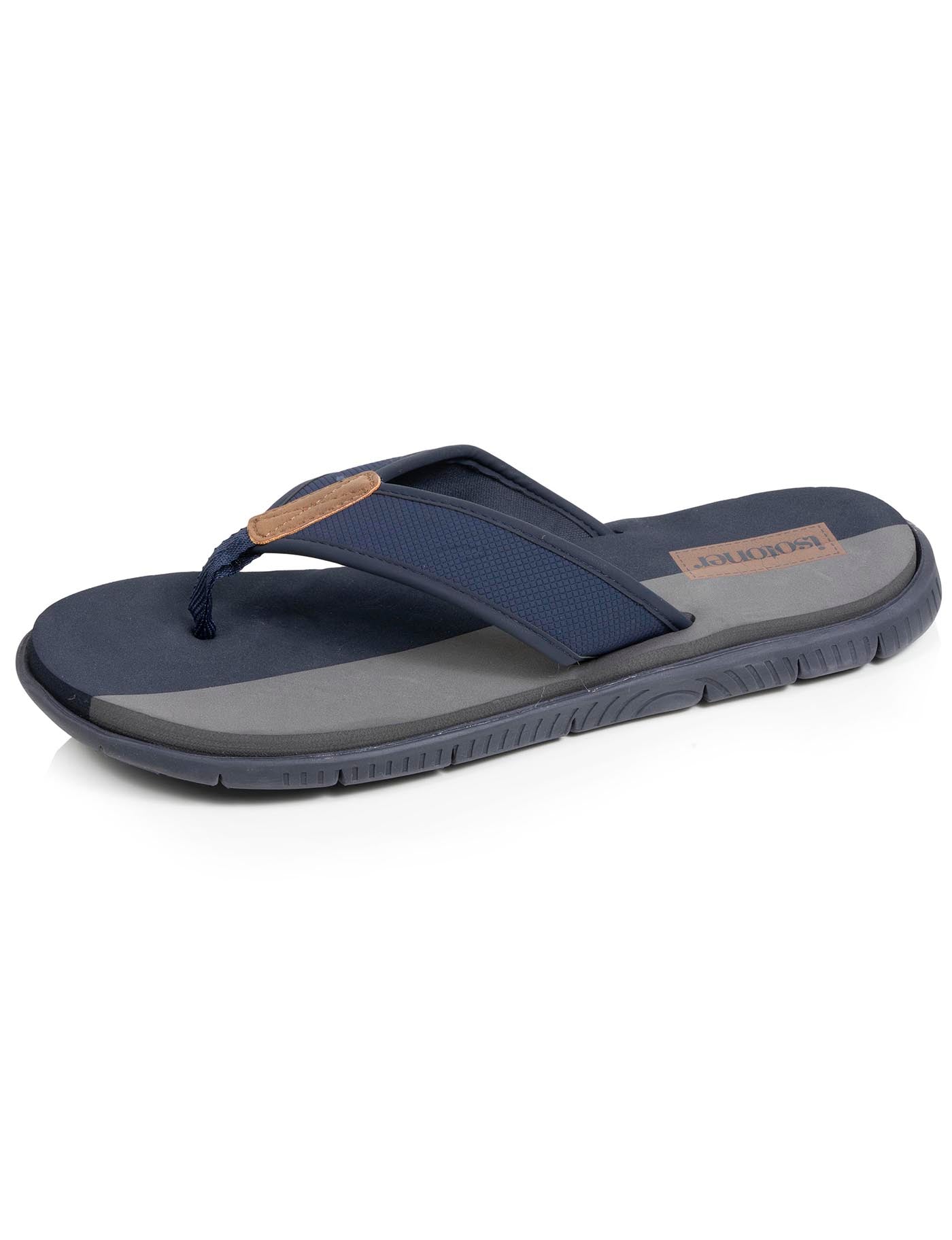isotoner-tongs-sport-homme-confort-marine-bicolor image 6