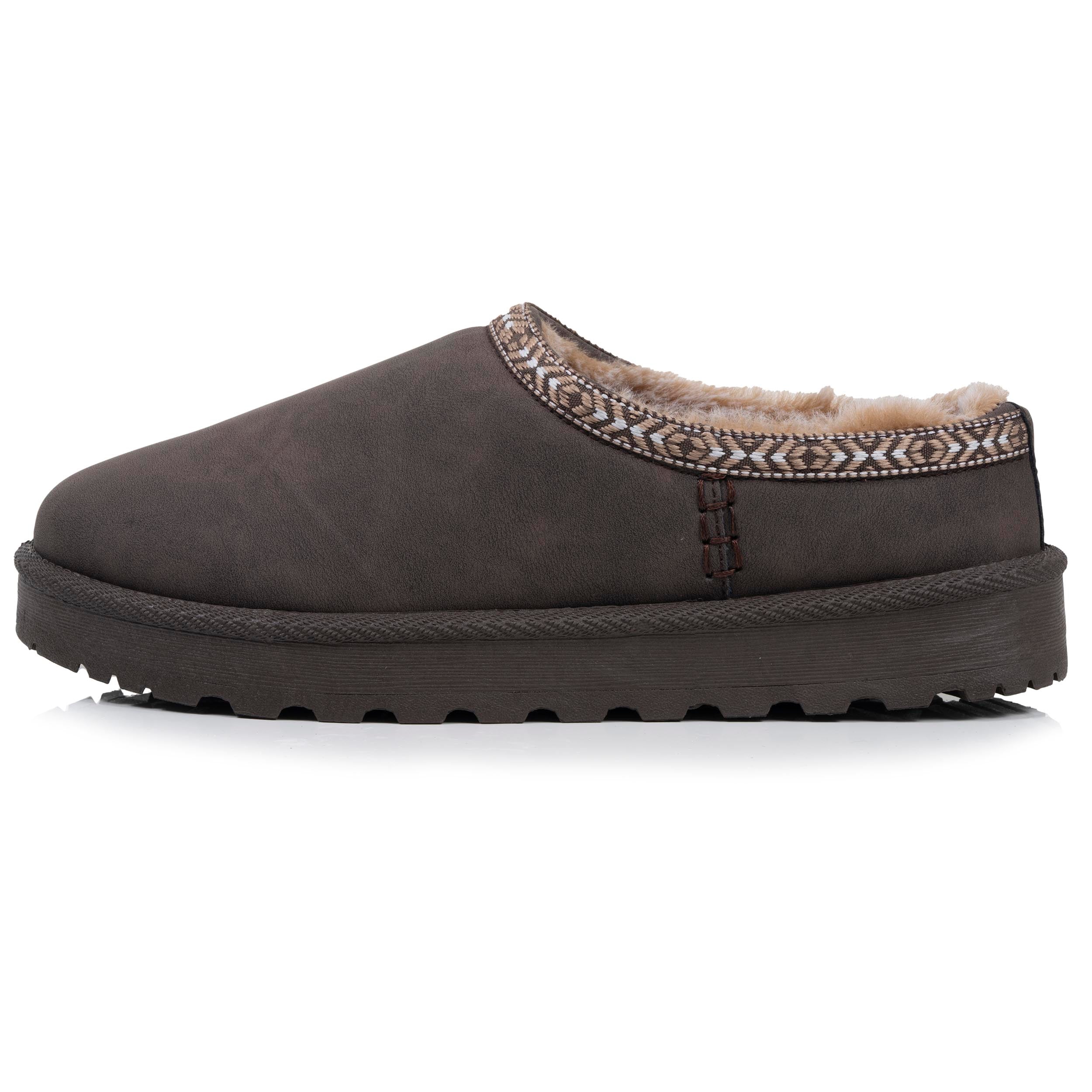 isotoner-sabots-cozy-femme-fourr-s-marron-everywear image 3