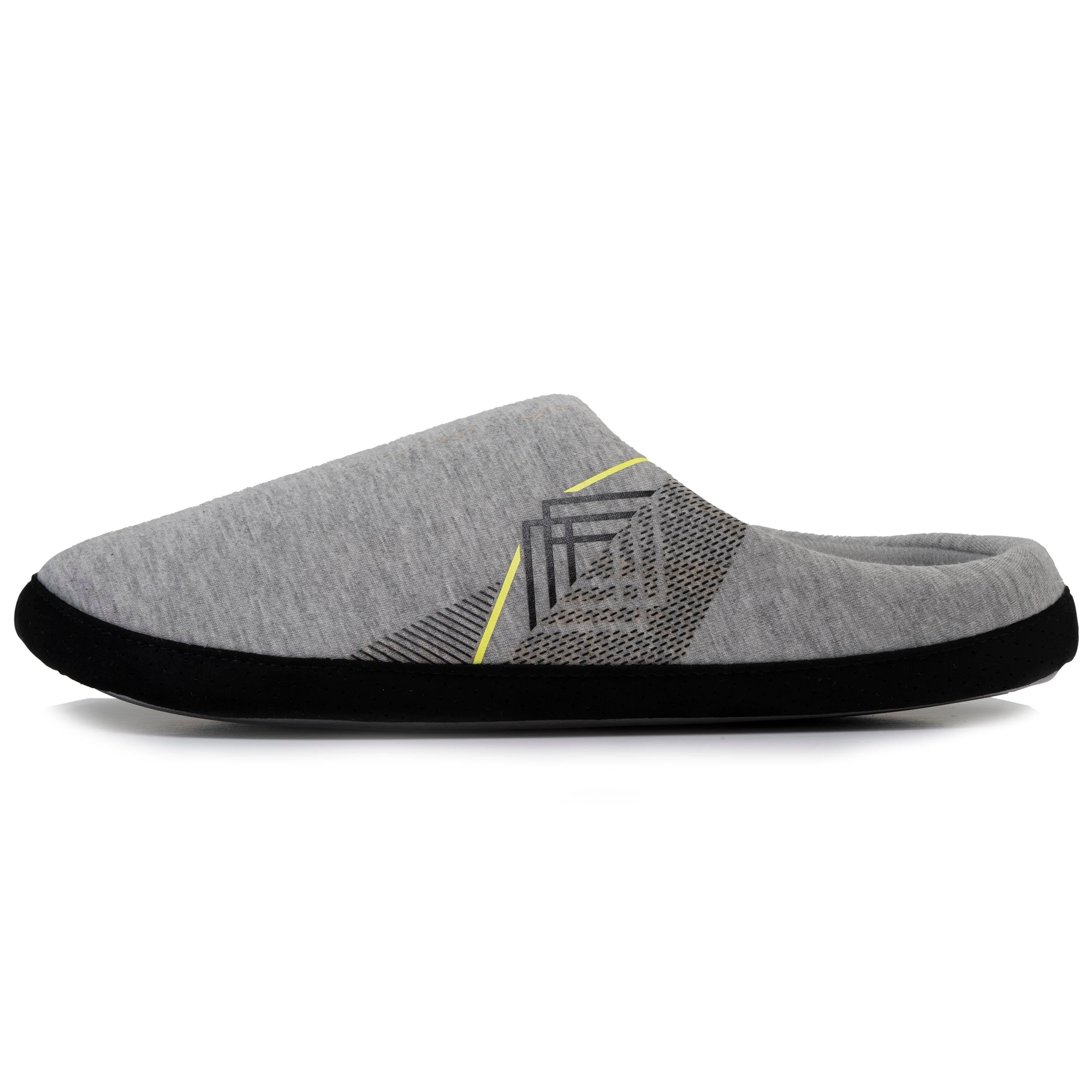 isotoner-chaussons-mules-homme-jersey-gris-fonc image 4