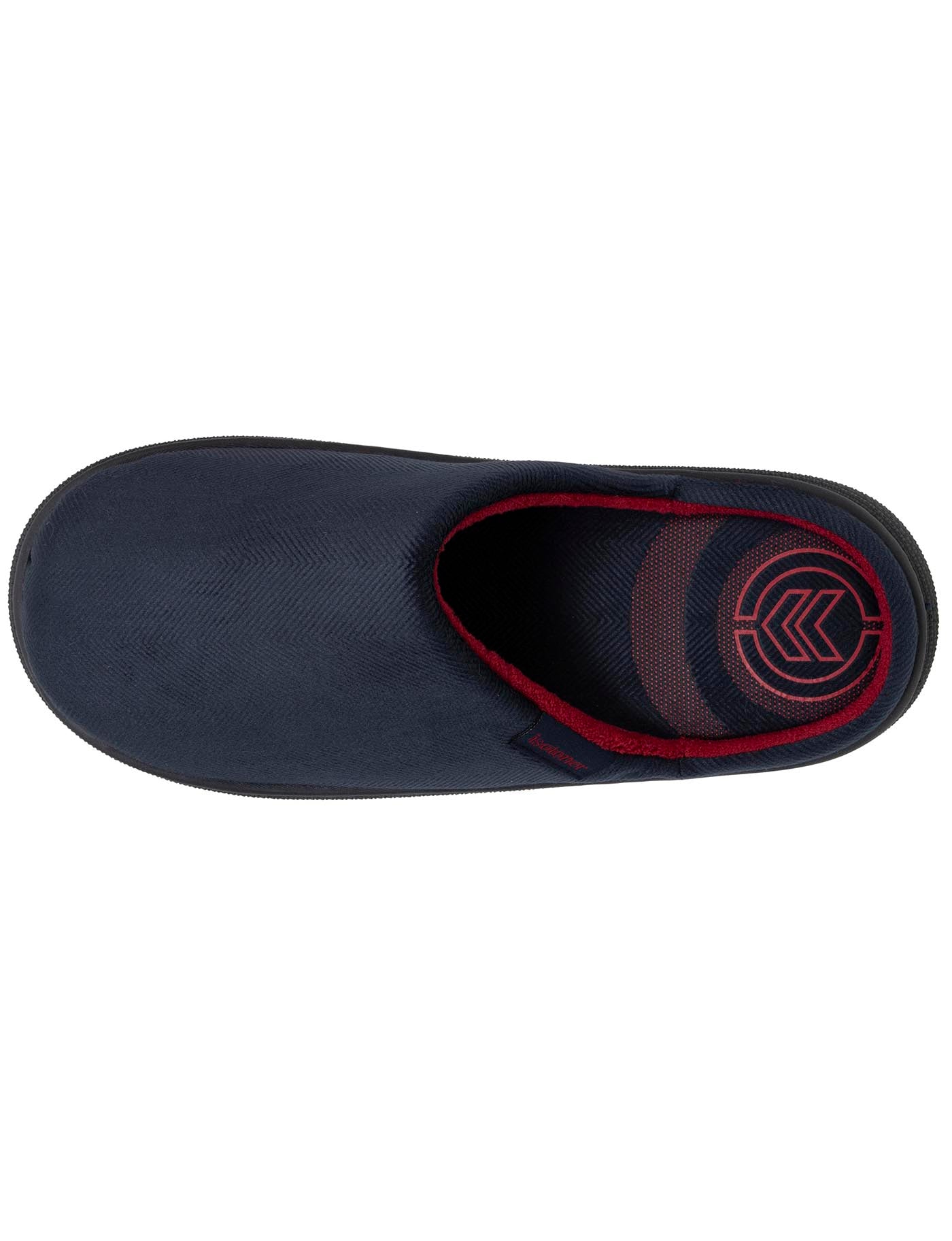 isotoner-chaussons-mules-homme-bloup-marine-chevrons image 7