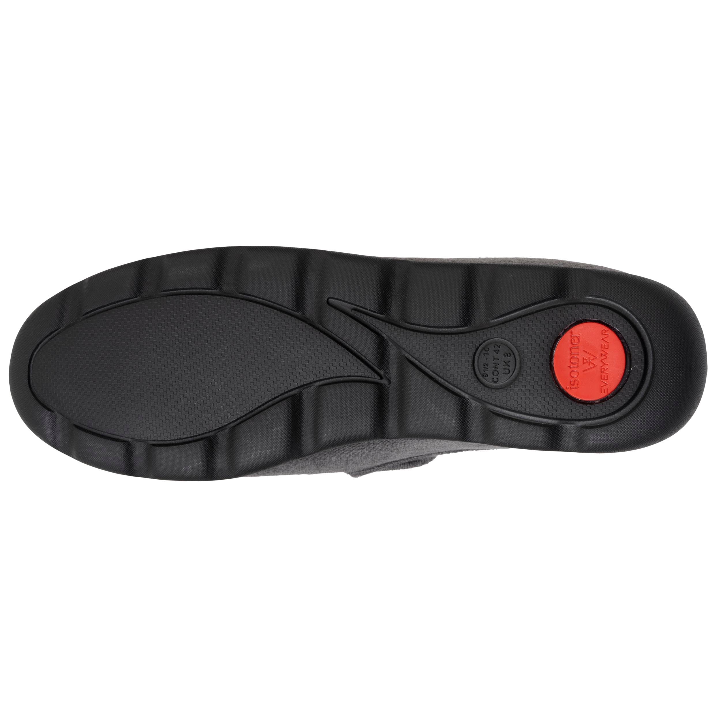 isotoner-chaussons-charentaises-homme-blason-gris image 4