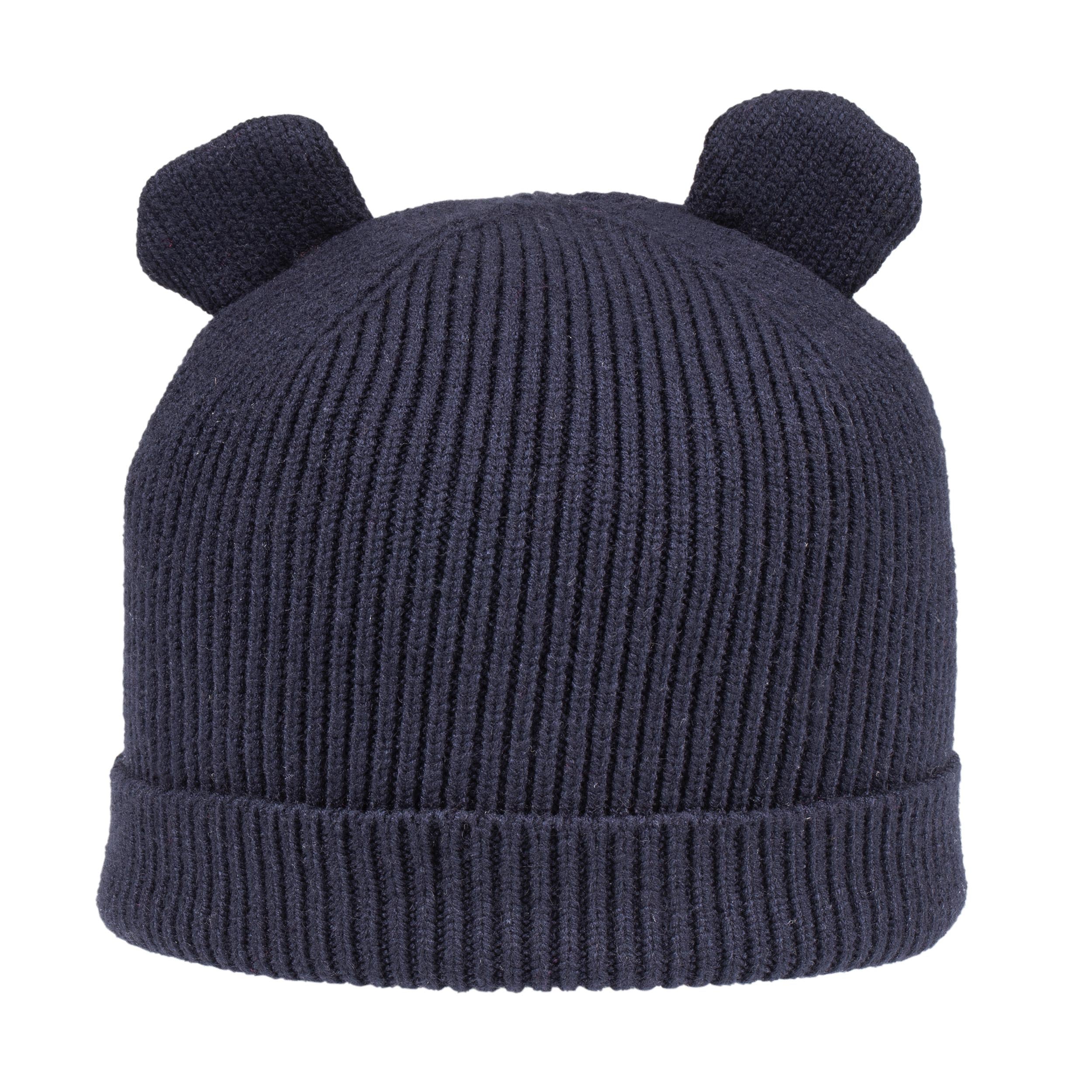 isotoner-bonnet-enfant-2-4-ans-oreilles-marine image 1