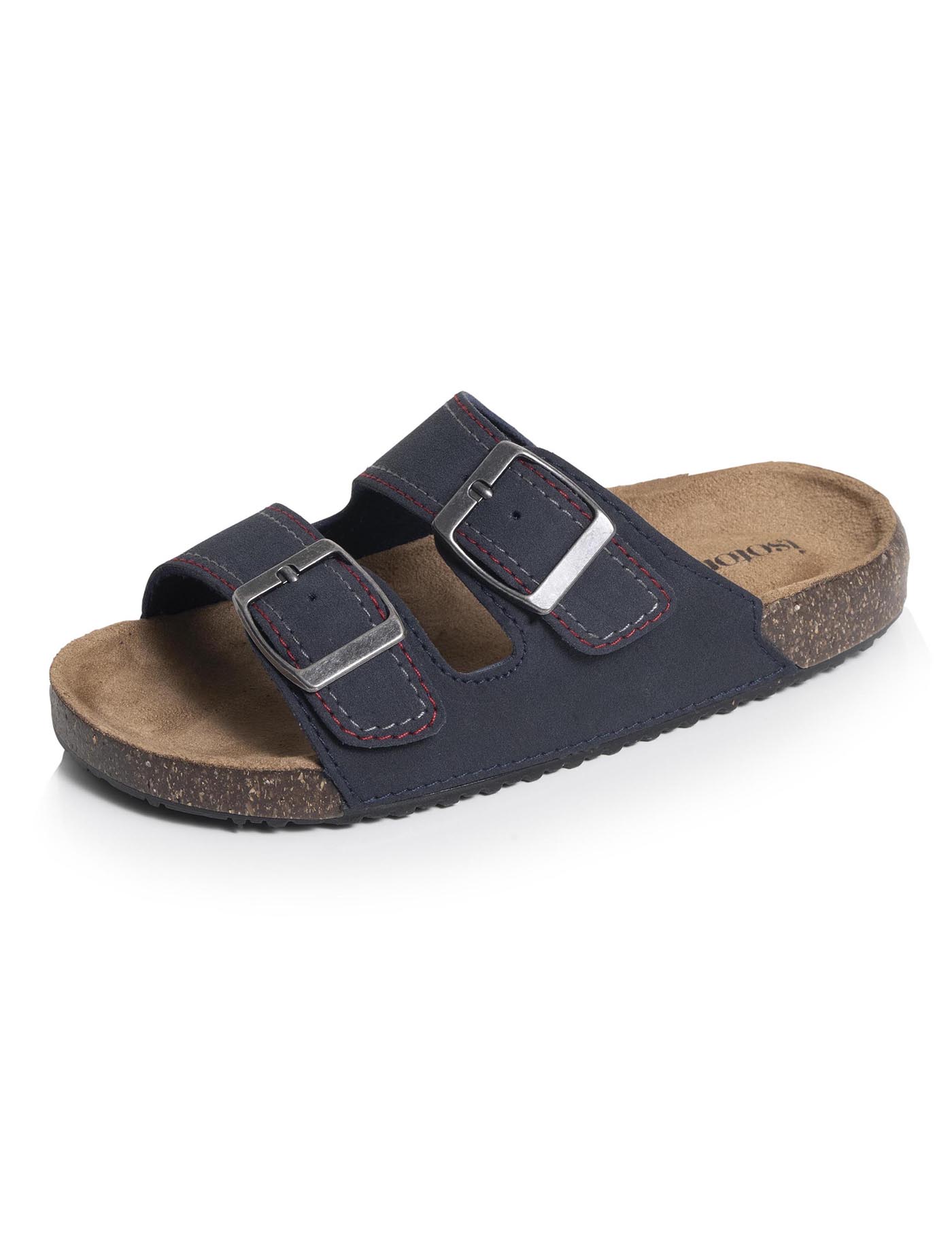 isotoner-mules-sandales-enfant-double-bride-marine image 6