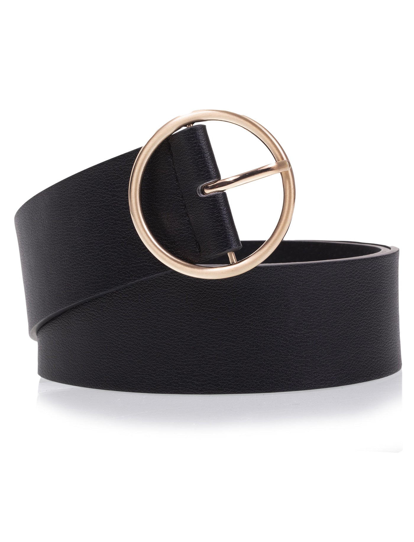 isotoner-ceinture-femme-xl-noire-5-cm-cuir-grain image 6