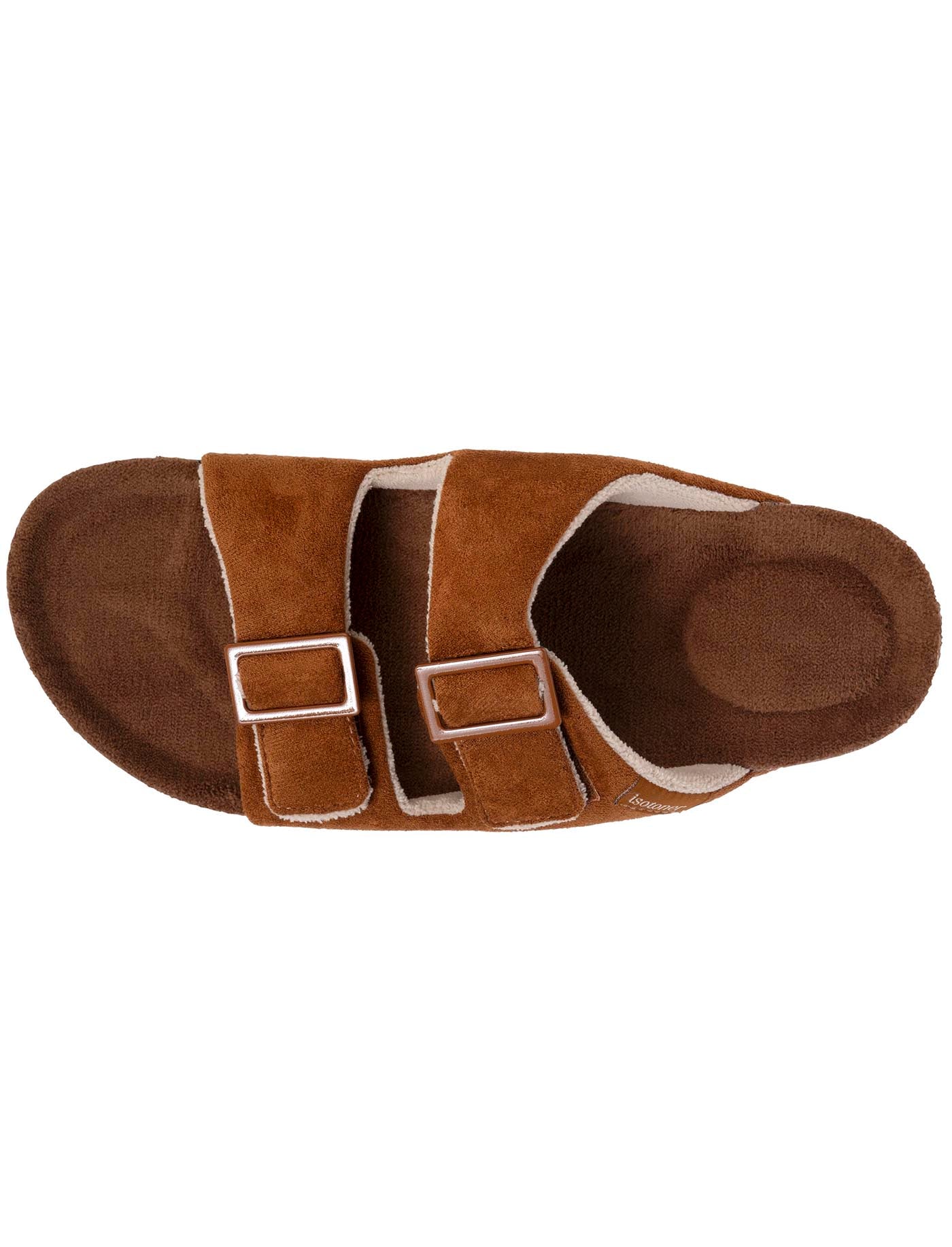 isotoner-chaussons-sandales-homme-confort-camel image 7