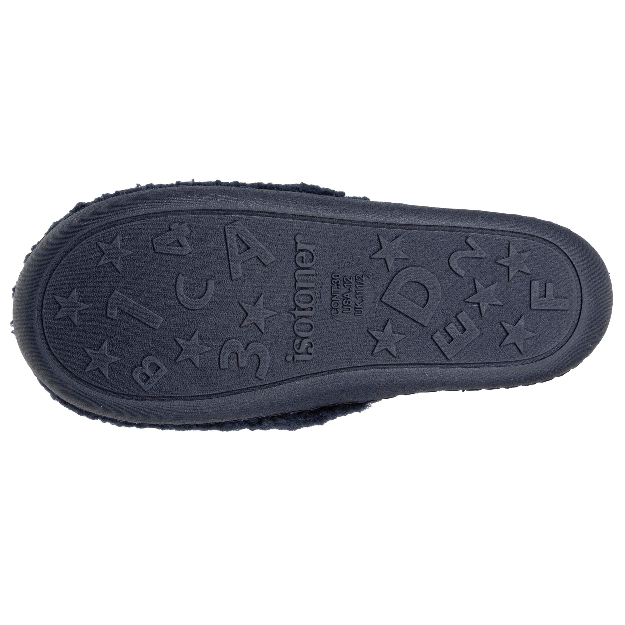 isotoner-chaussons-mocassins-enfant-marine-monstre-sherpa-antid-rapant image 4