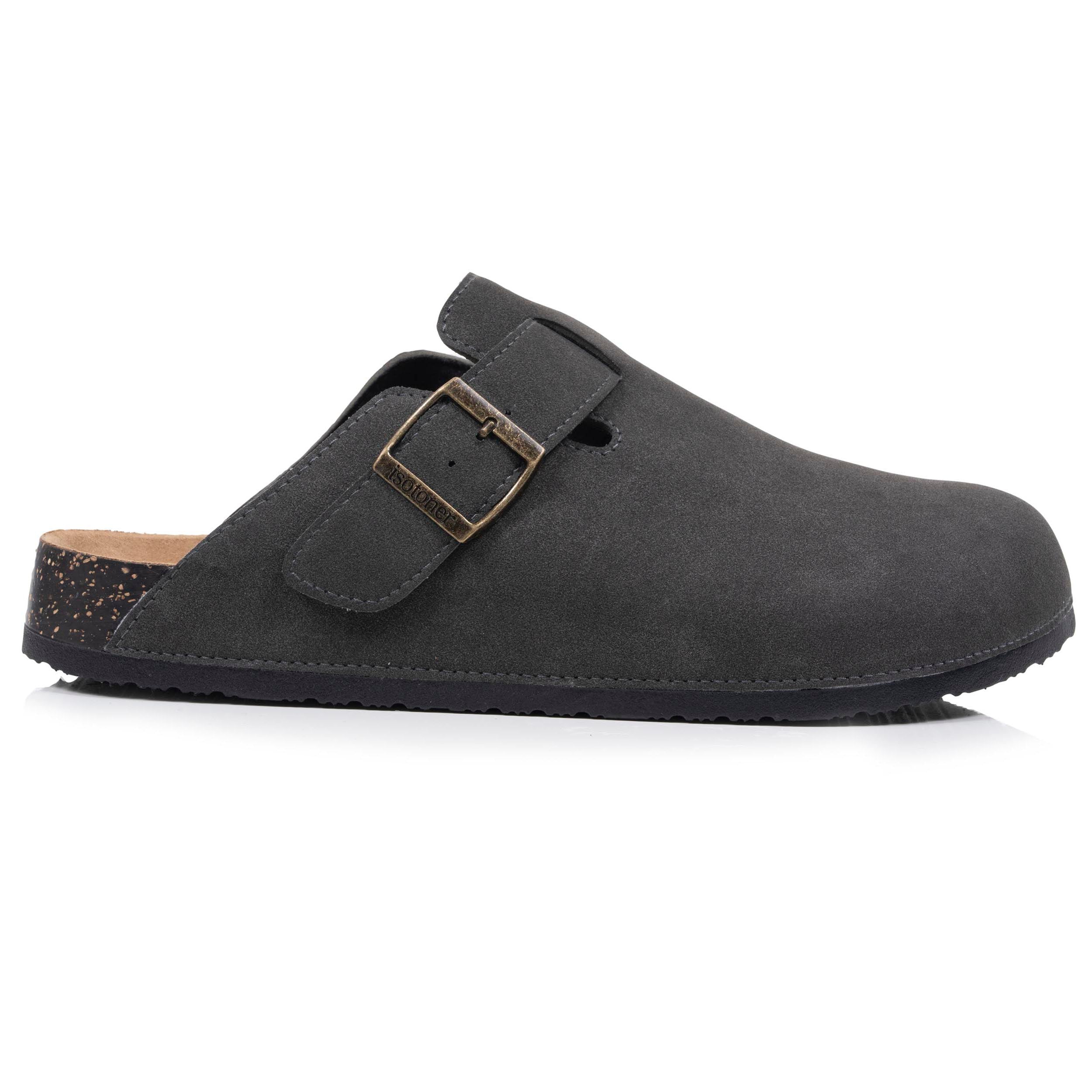 isotoner-mules-sabots-homme-gris-everywear image 8