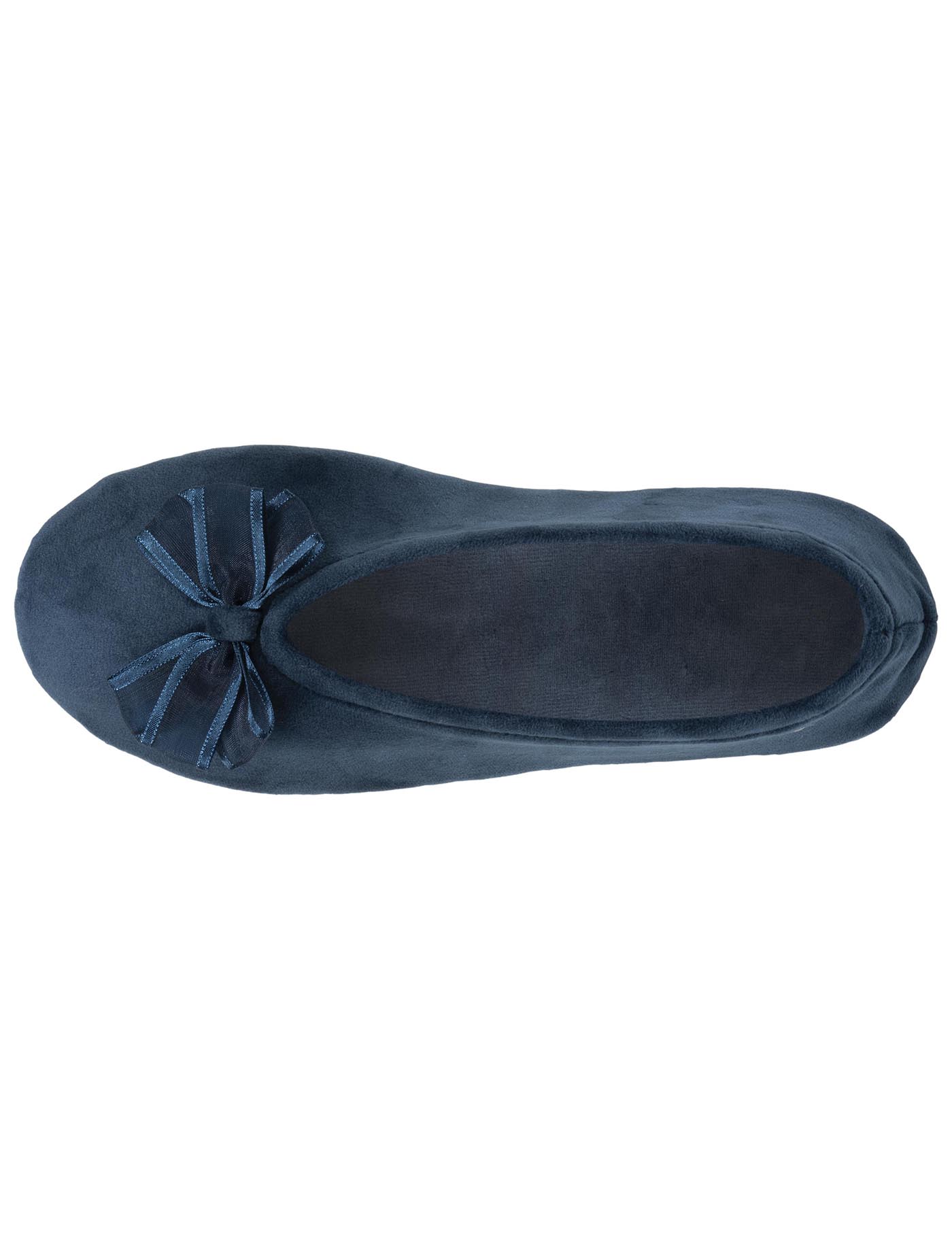 isotoner-chaussons-ballerines-femme-tulle-bleu-canard image 7