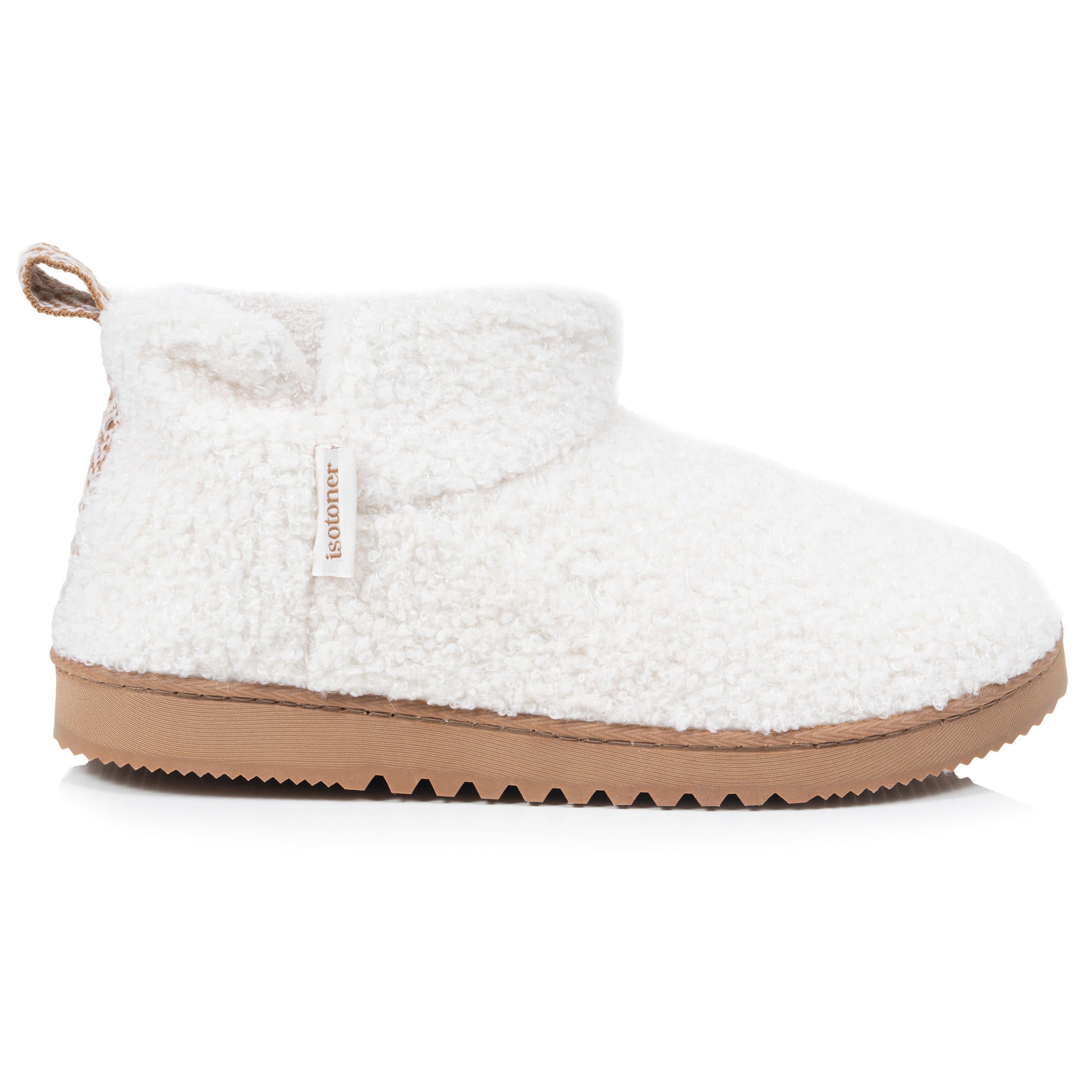 isotoner-chaussons-bottillons-femme-ivoire-sherpa image 8