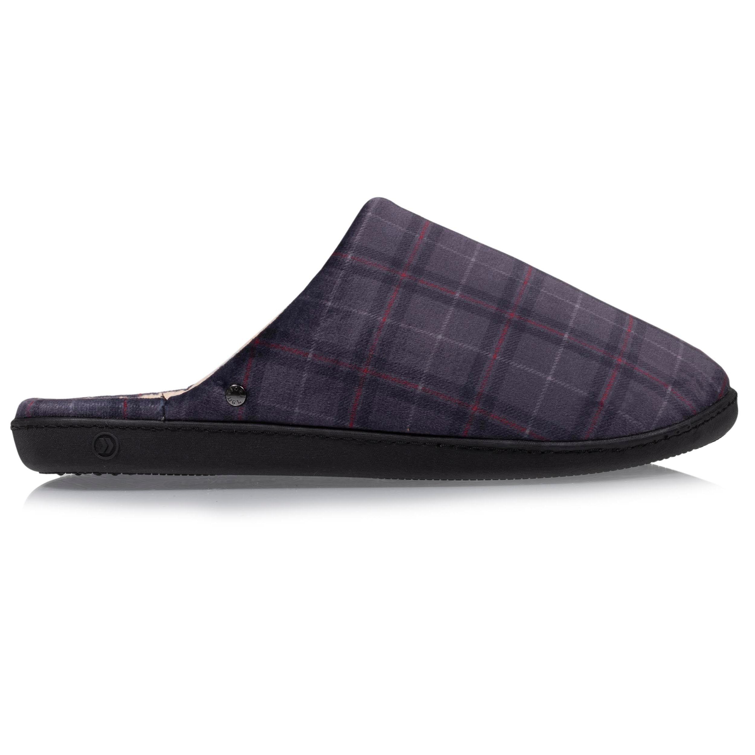 isotoner-mules-ergo-homme-tartan-chaussons-mules image 8
