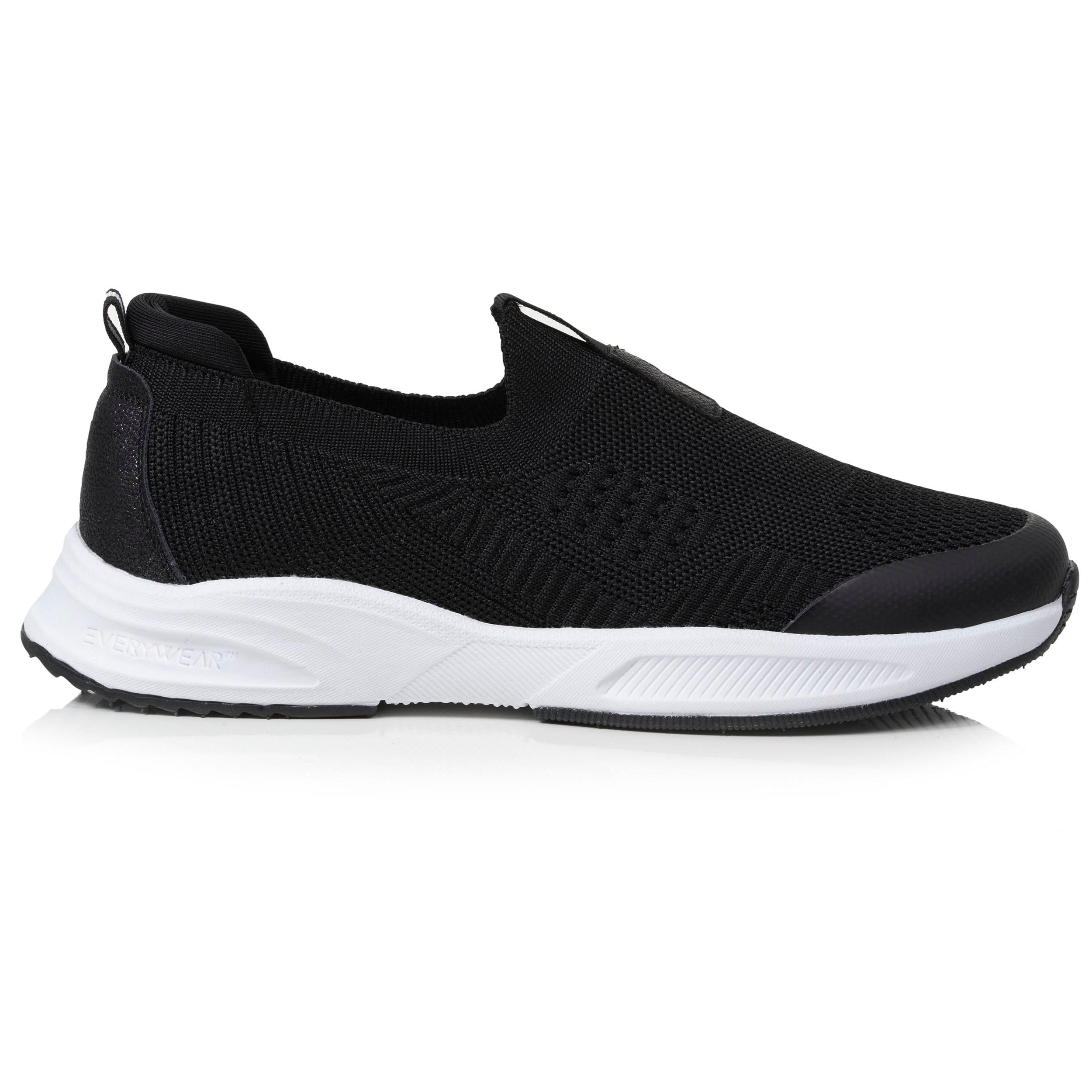 isotoner-baskets-femme-slip-on-sport-noir-lurex image 8