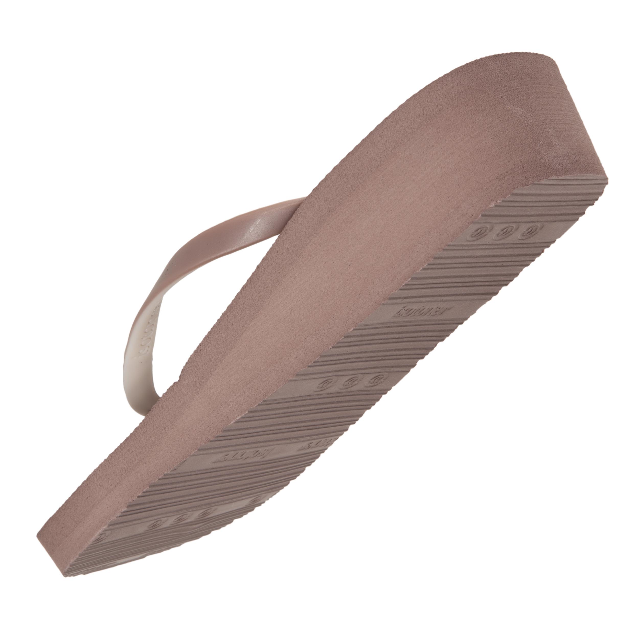isotoner-tongs-femme-talon-4-cm-floral-taupe image 5