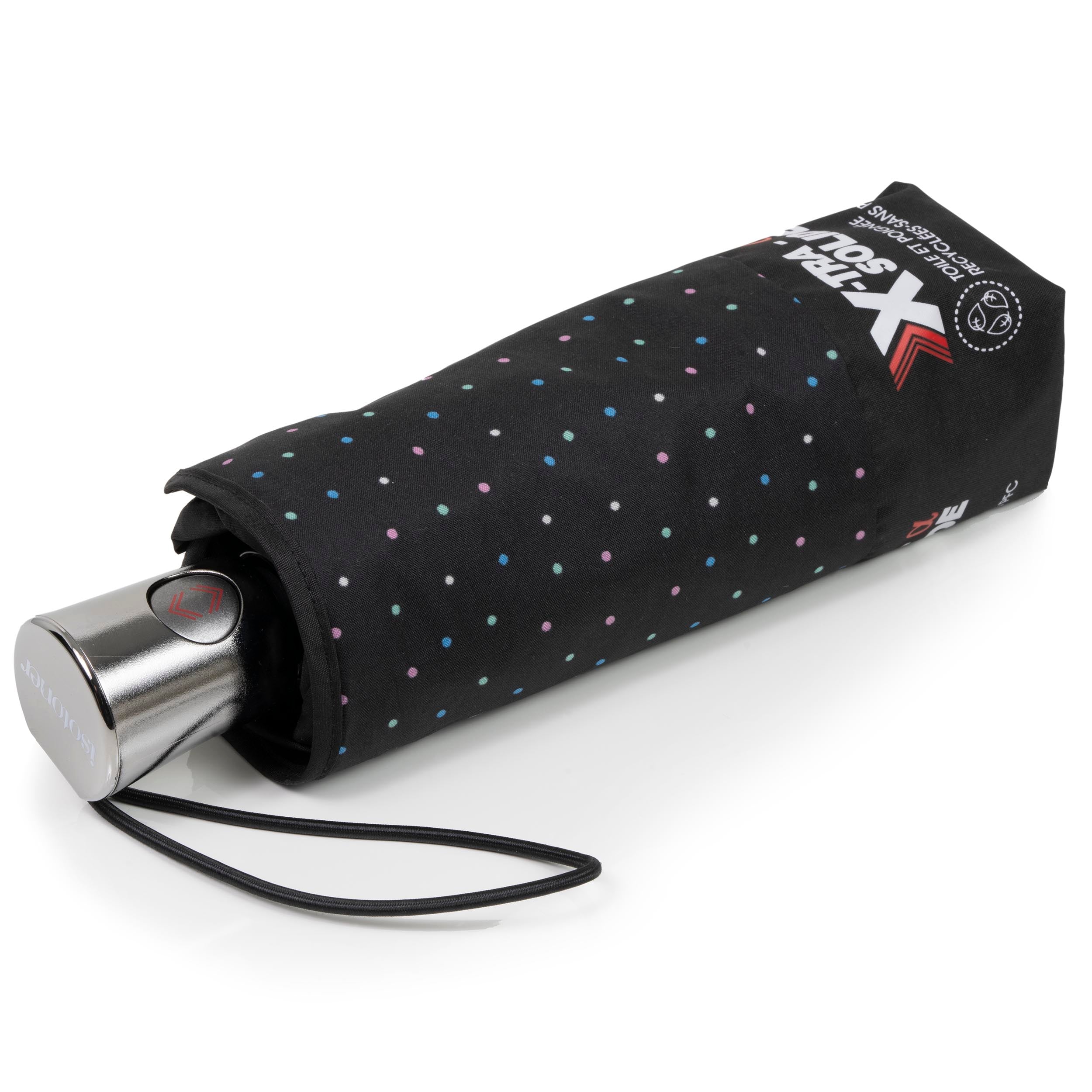 isotoner-parapluie-x-tra-solide-alpha-23-cm-pois-mini image 1
