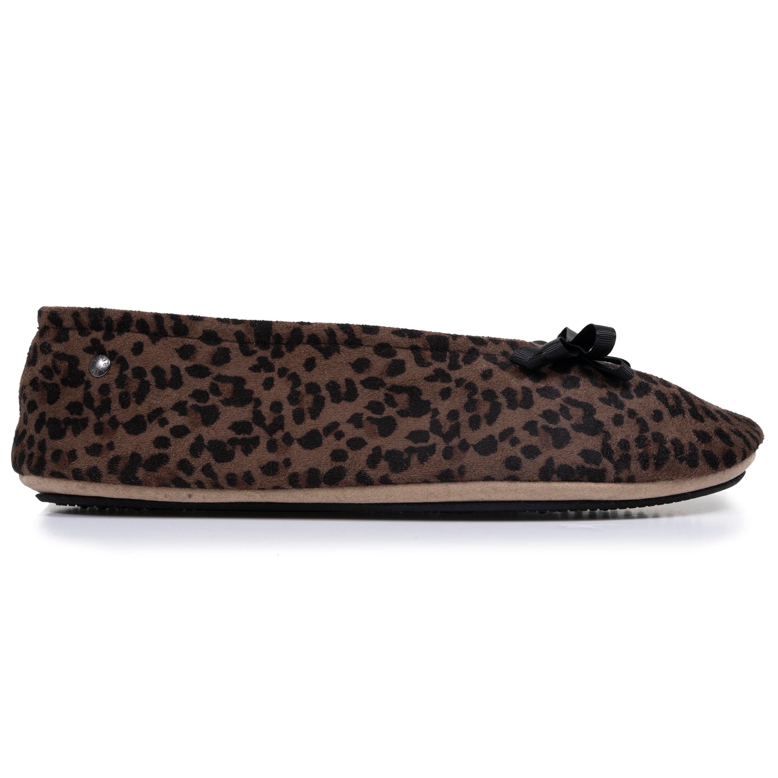 isotoner-chaussons-ballerines-femme-l-opard-premium image 8