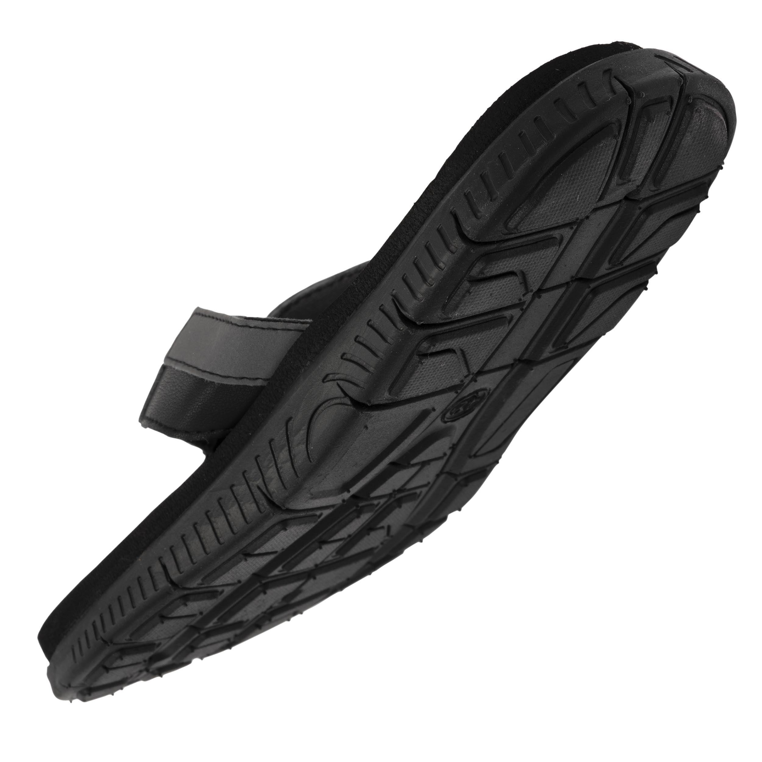 isotoner-tongs-sport-homme-confort-noir-gris image 5