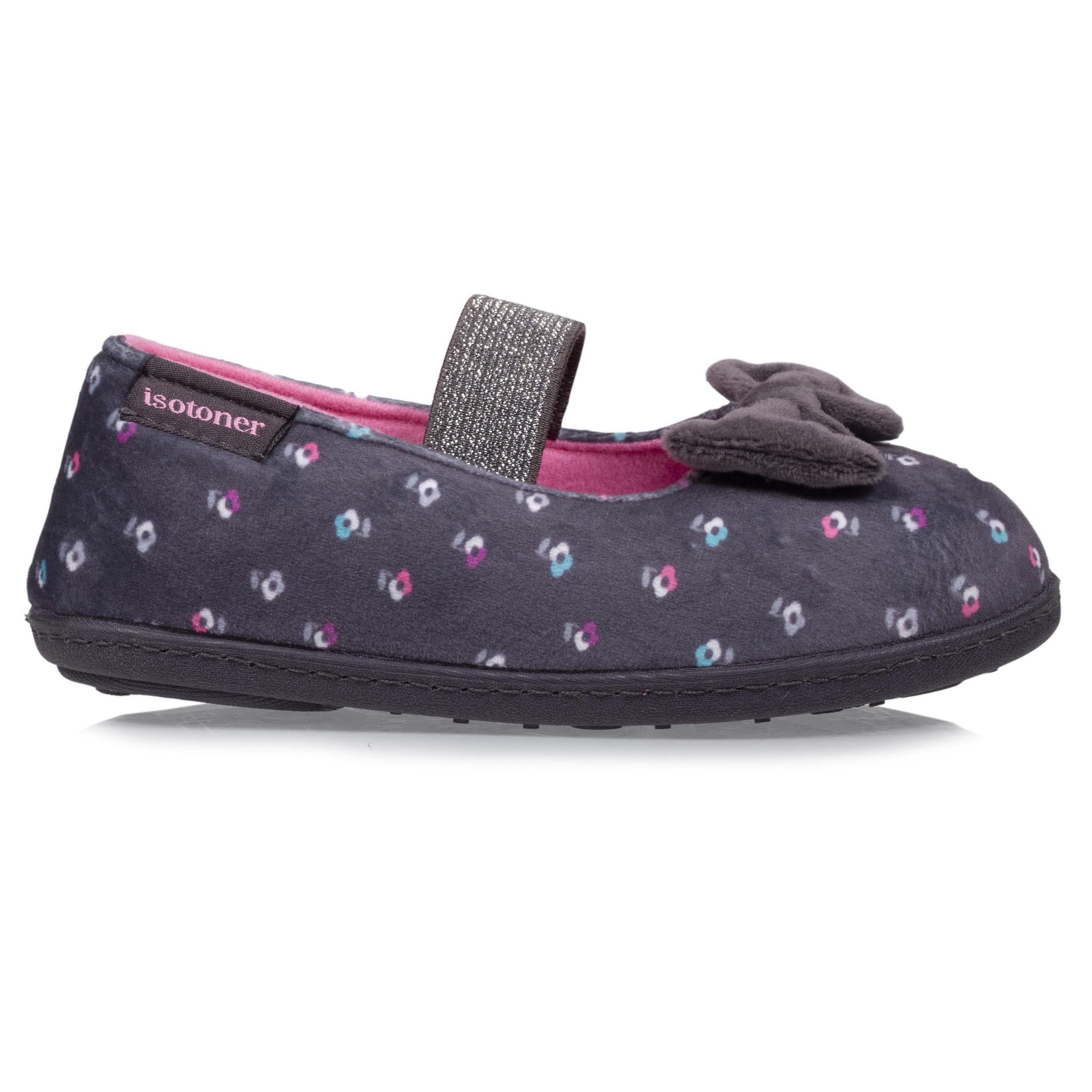 isotoner-chaussons-ballerines-enfant-fleurs-fille image 8