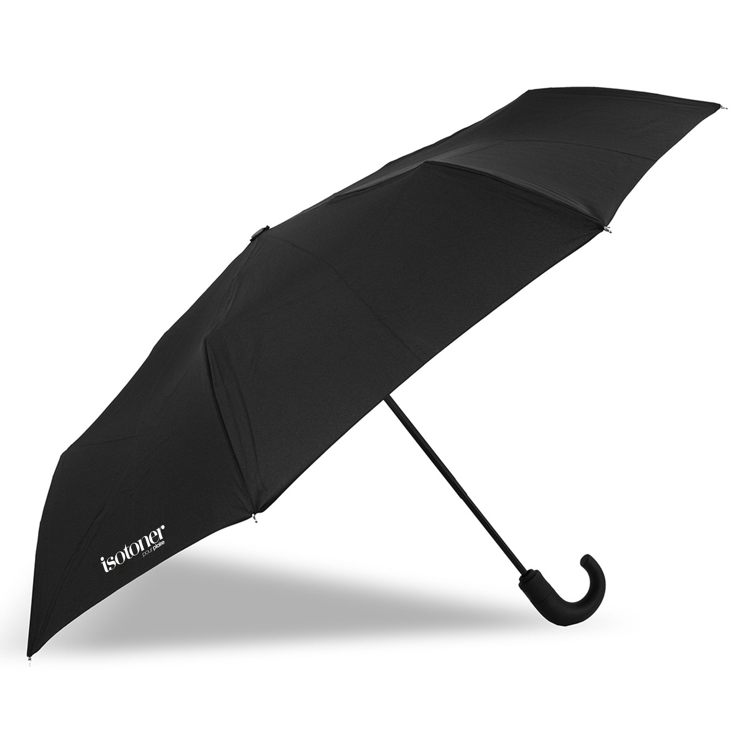 isotoner-parapluie-crook-x-tra-solide-noir image 2