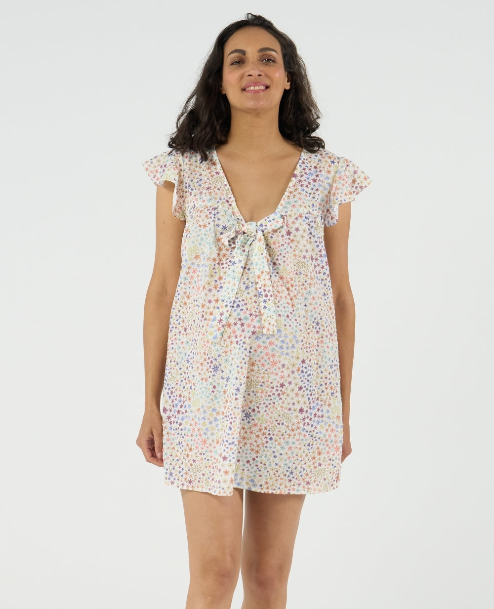 cache-c-ur-chemise-de-nuit-grossesse-et-allaitement-caroline-multicolore image 3
