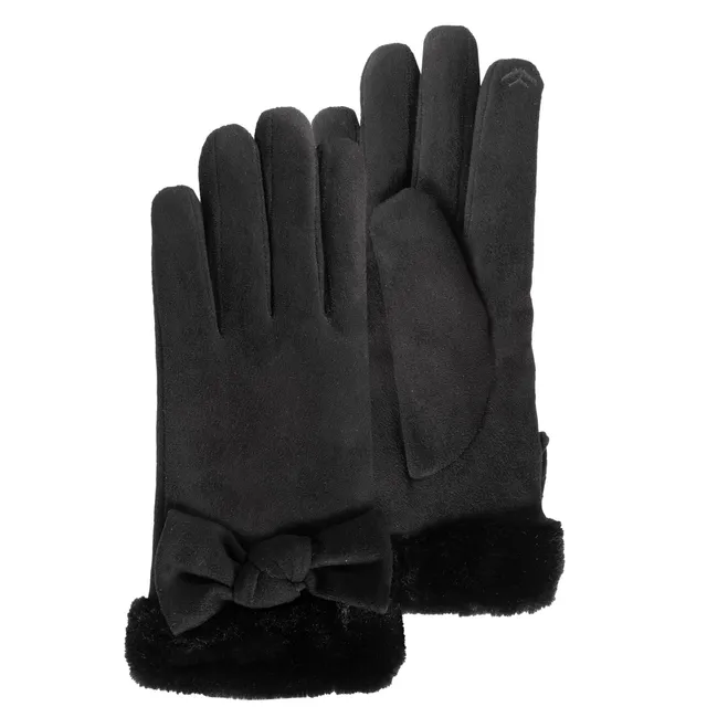 isotoner-gants-femme-ultra-chaud-tactiles-noir image 1