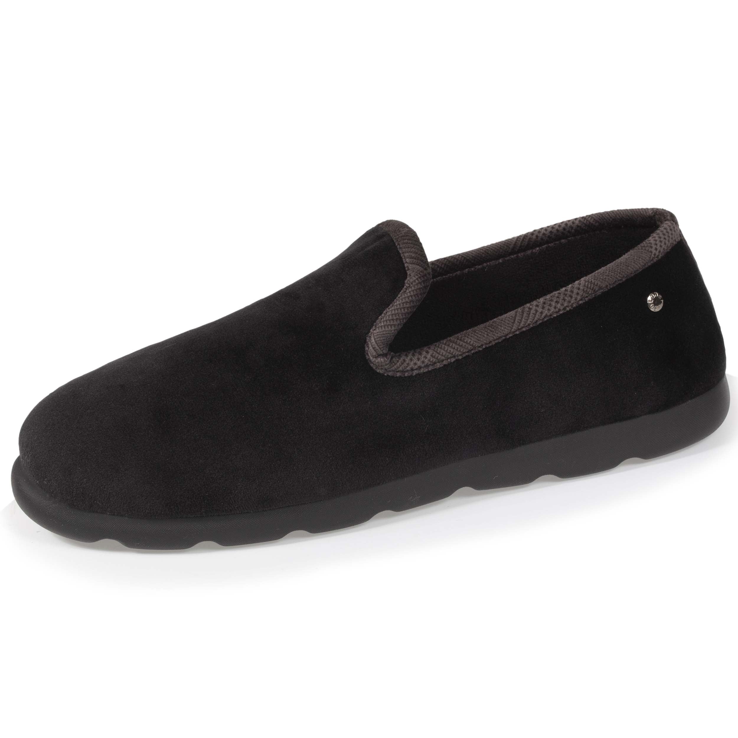 isotoner-chaussons-charentaises-homme-noir-premium image 1