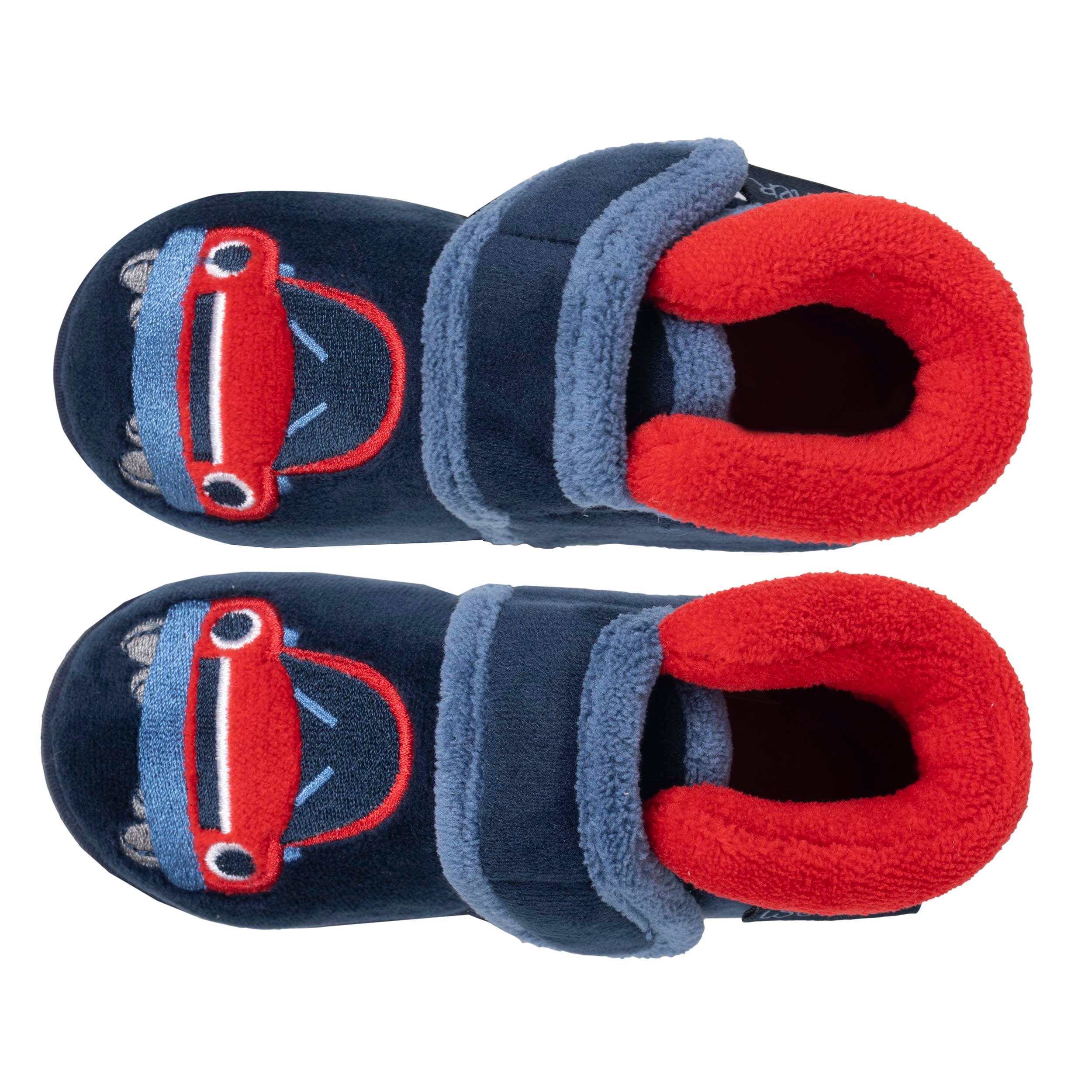 isotoner-chaussons-bottillons-scratch-b-b-marine image 2