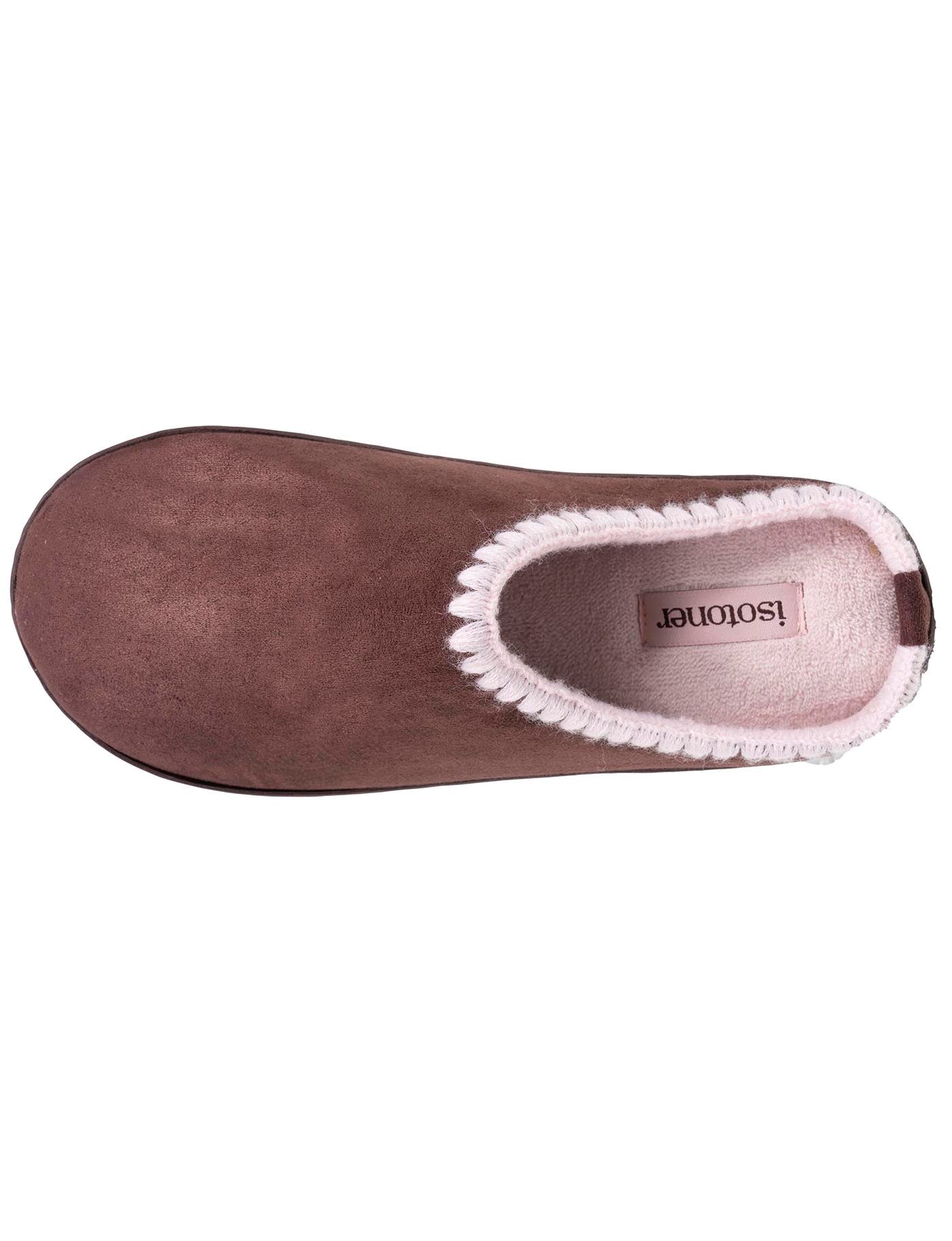 isotoner-chaussons-mules-plateforme-femme-cachou image 7