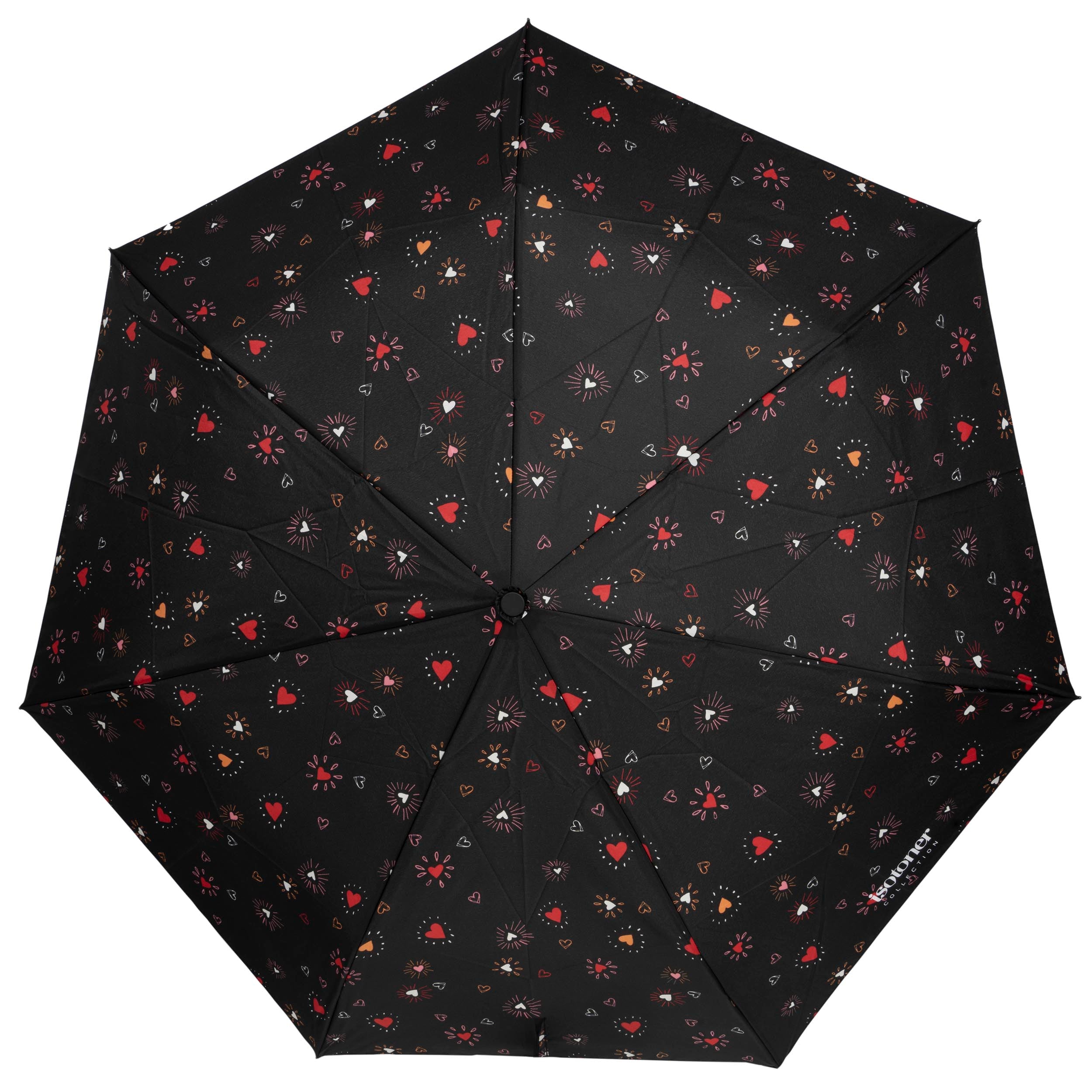 isotoner-parapluie-auto-c-ur-rouge-ouverture-automatique image 3