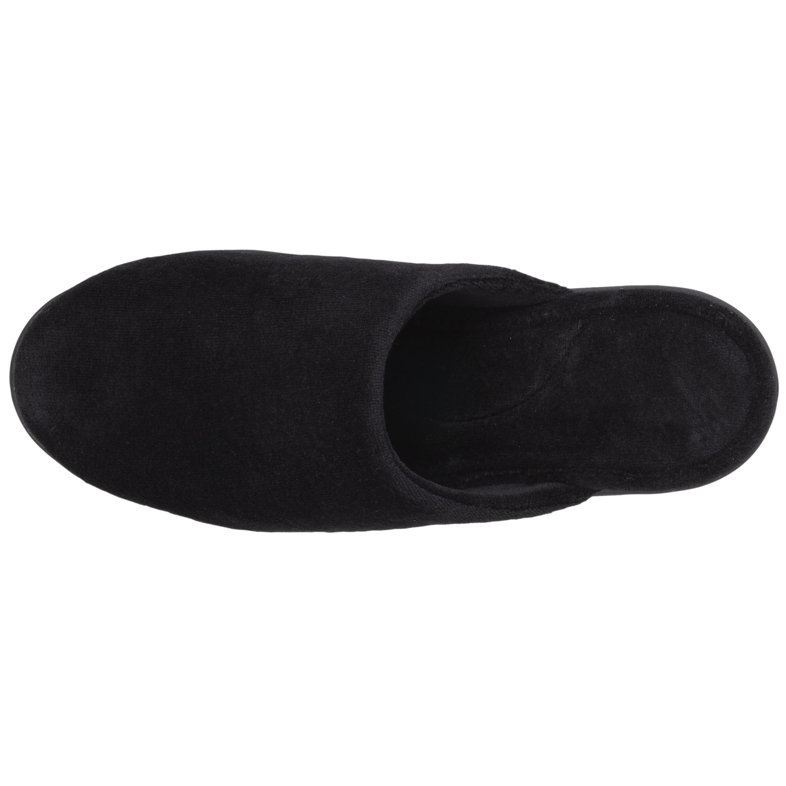 isotoner-chaussons-mules-femme-grand-confort-noir image 3