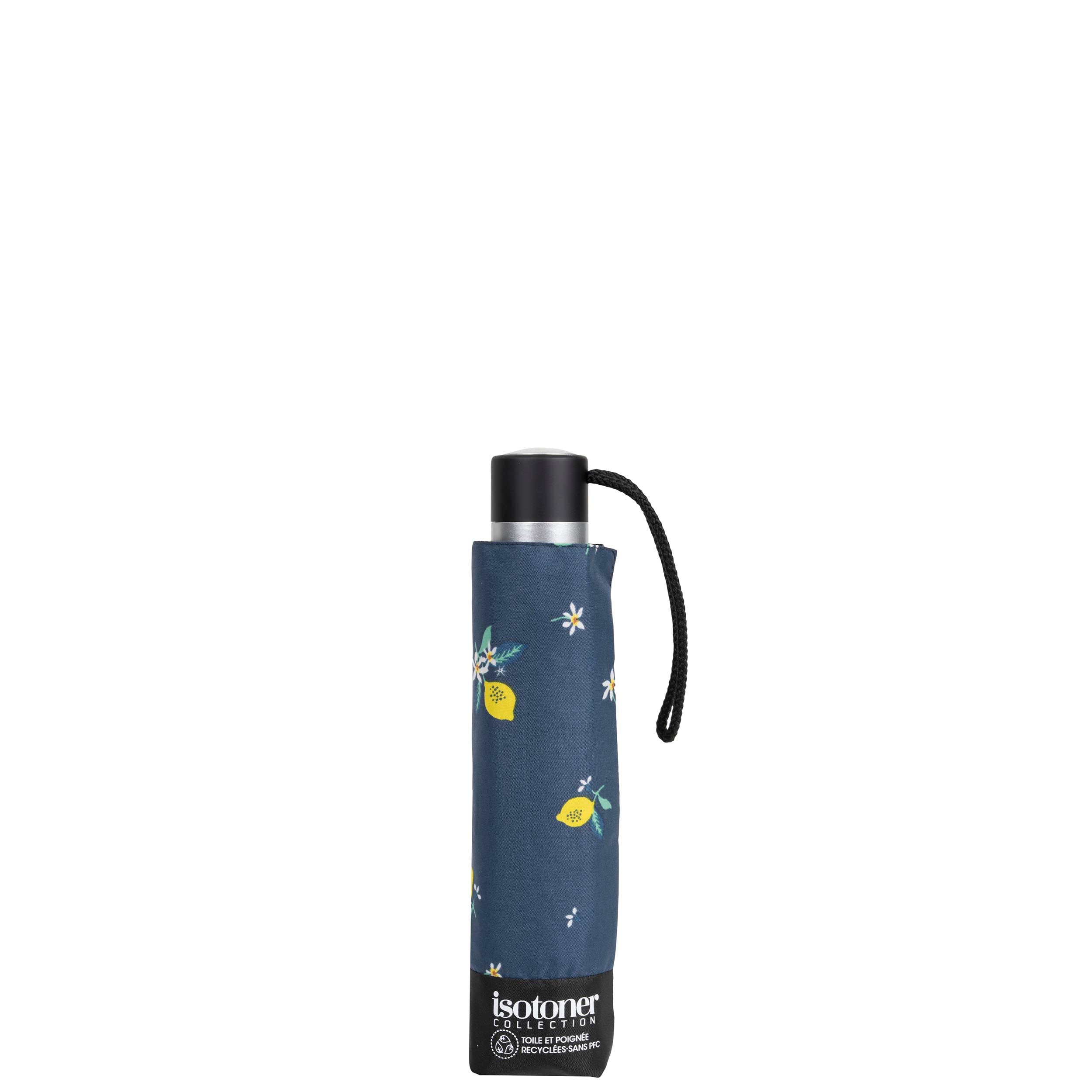 isotoner-parapluie-petit-prix-citron-jaune-8-baleines-acier image 4