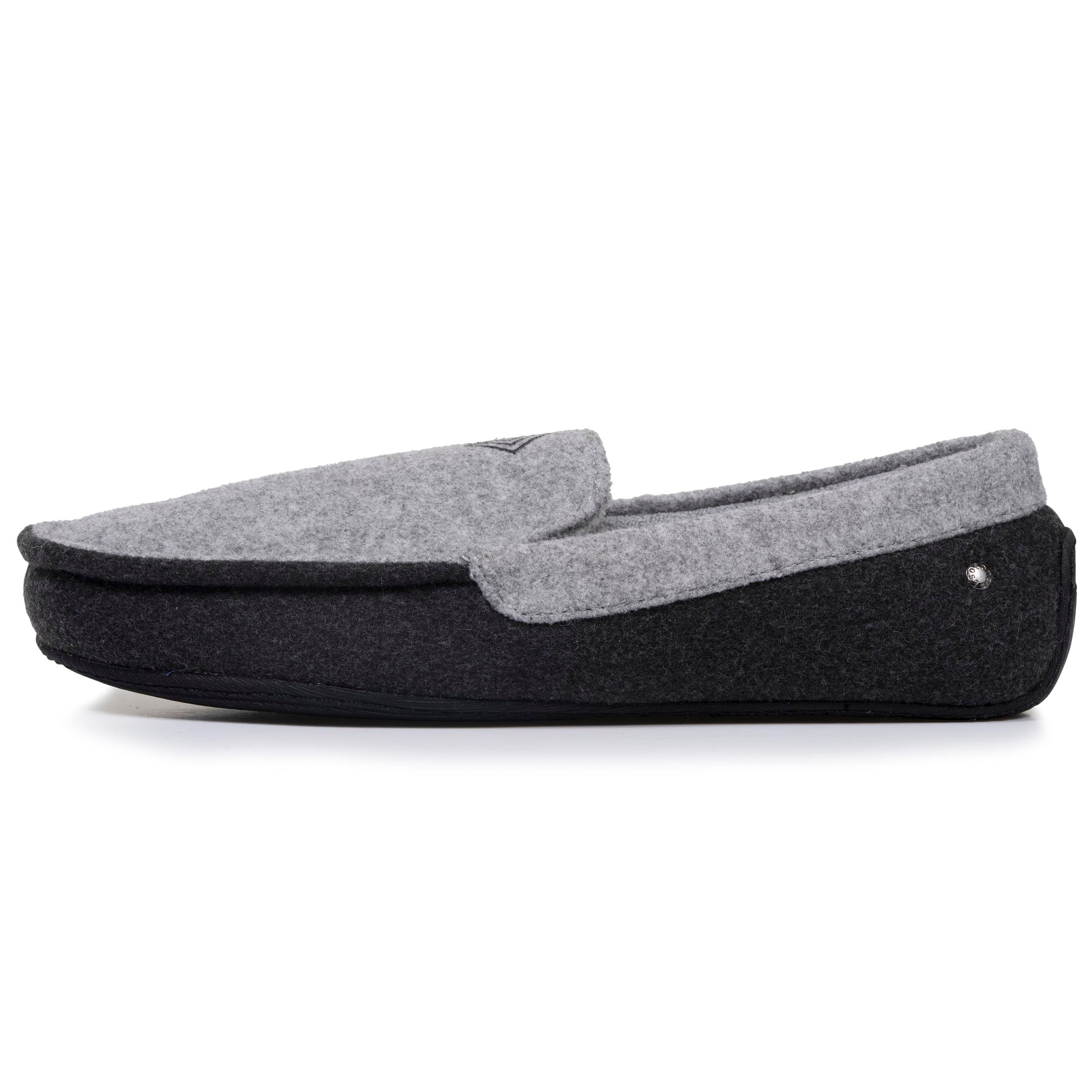 isotoner-chaussons-mocassins-homme-d-grad-gris image 4