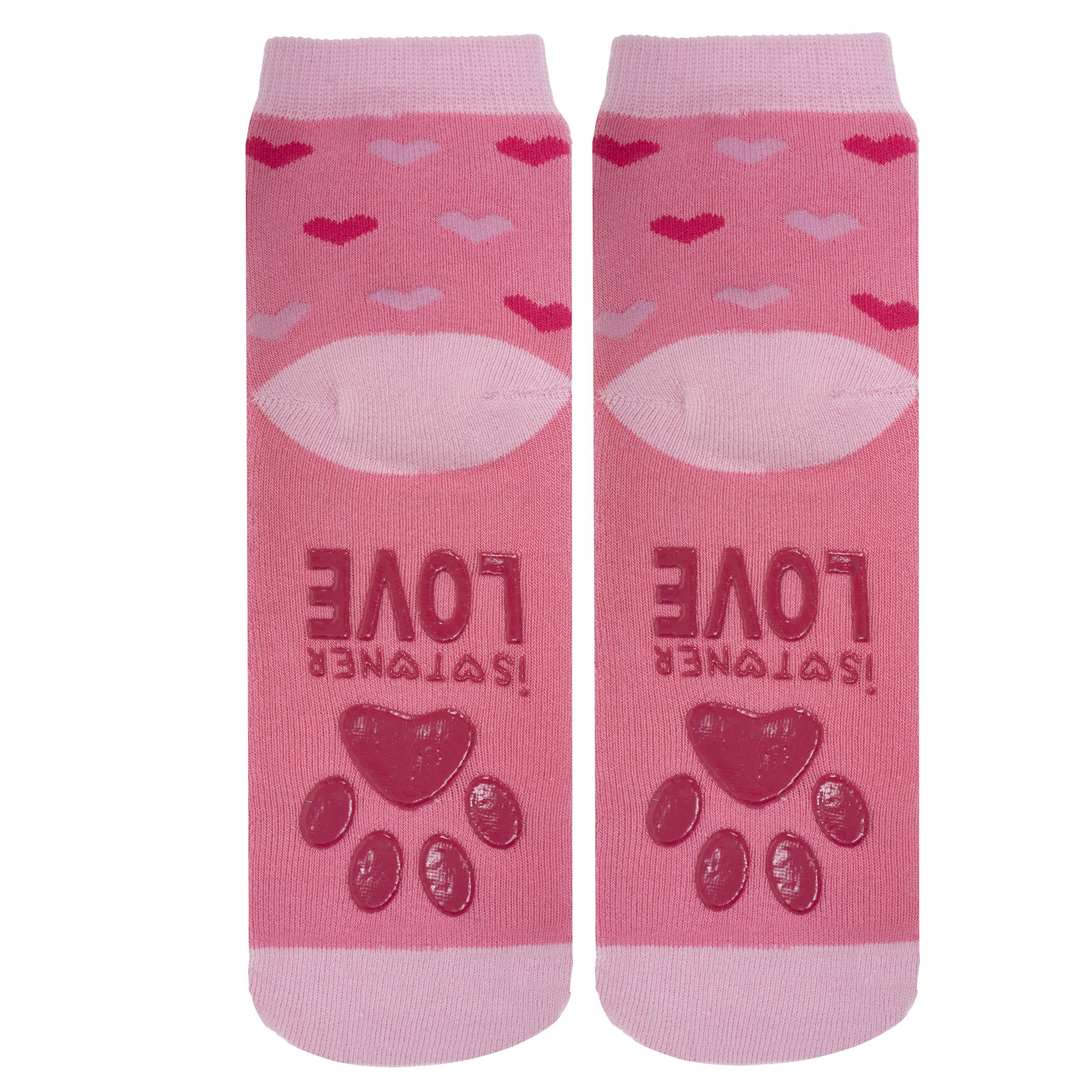 isotoner-chaussettes-anti-d-rapantes-enfant-rose-1-4-ans-motif-panda image 3