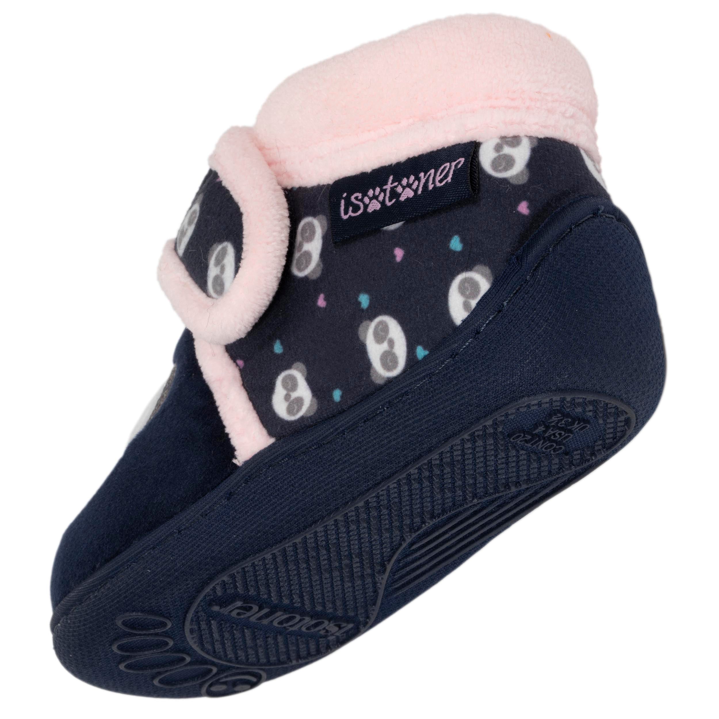 isotoner-bottillons-scratch-b-b-marine-panda-velours image 5