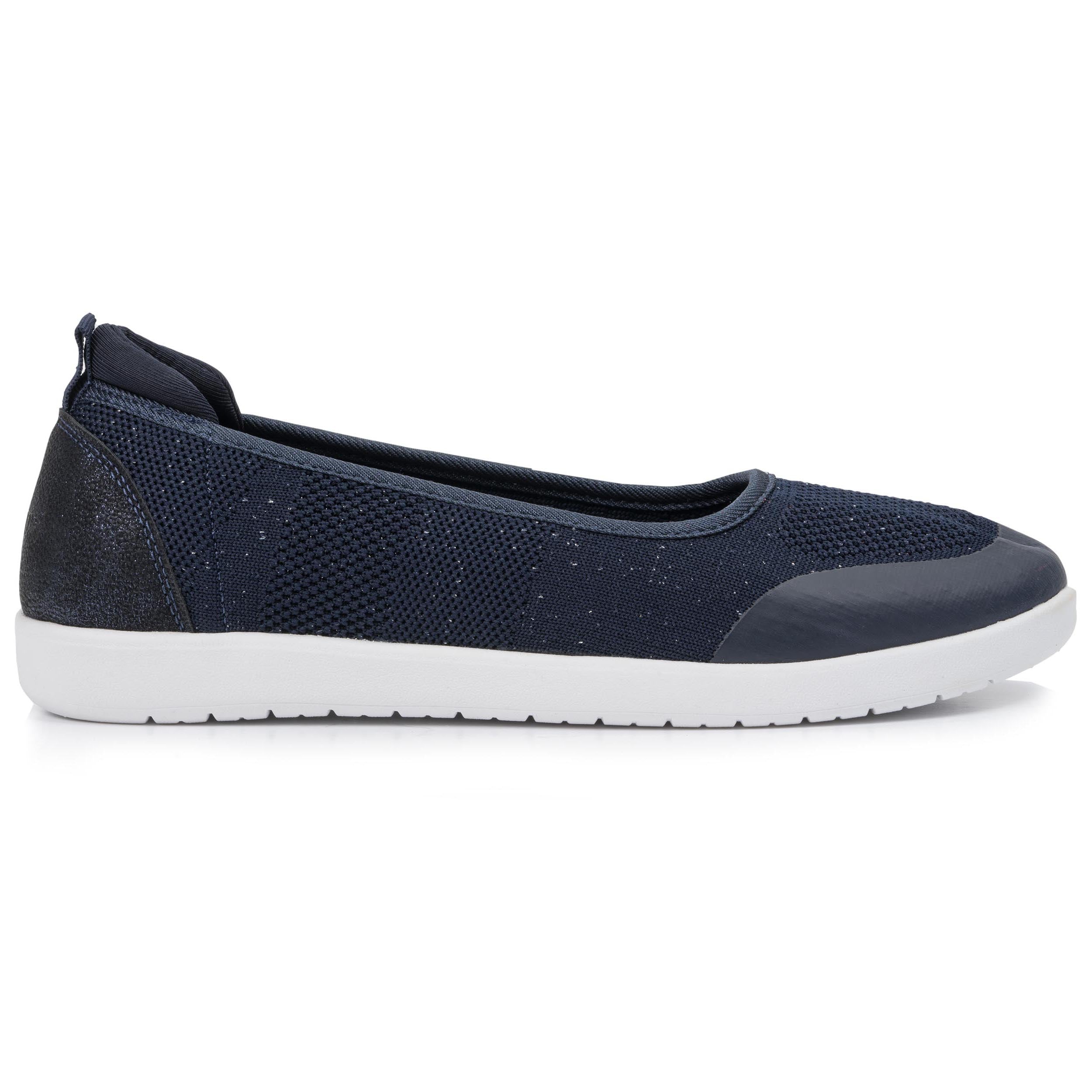isotoner-ballerines-femme-slip-on-marine-lurex image 8