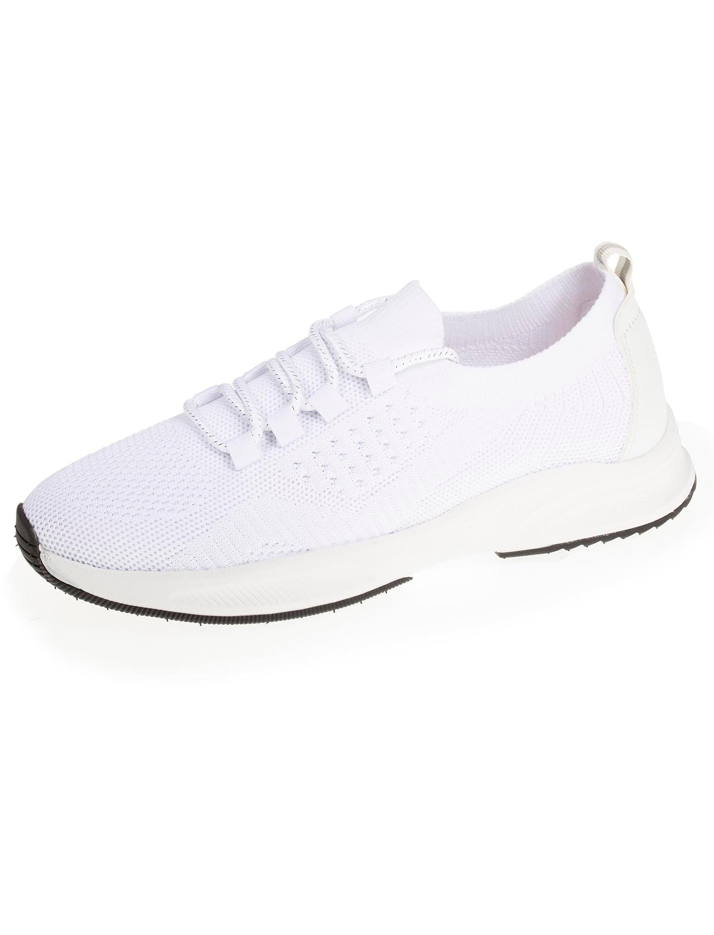 isotoner-baskets-confort-femme-slip-on-lacets-blanc image 6