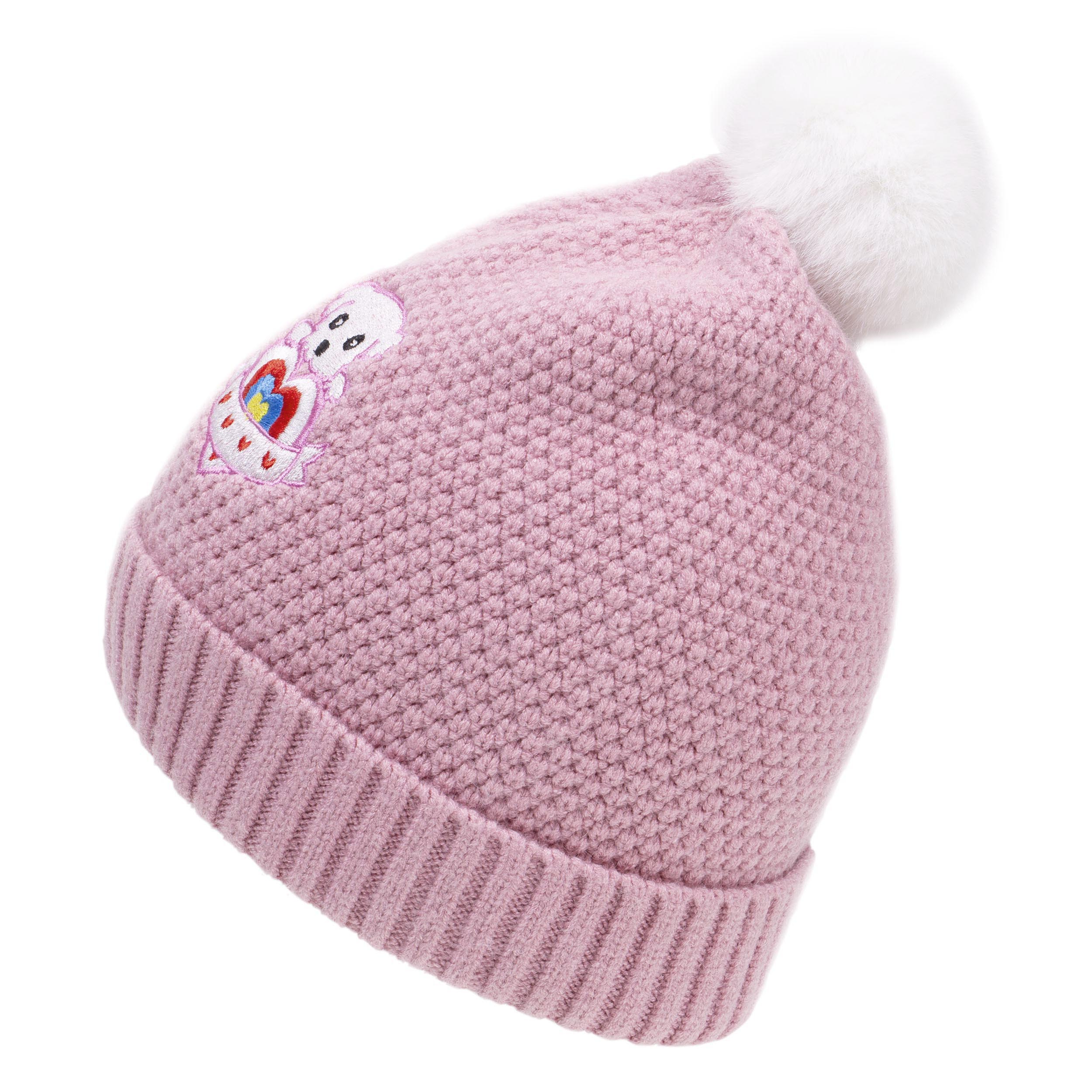 isotoner-bonnet-enfant-6-8-ans-ultra-doux-rose image 1