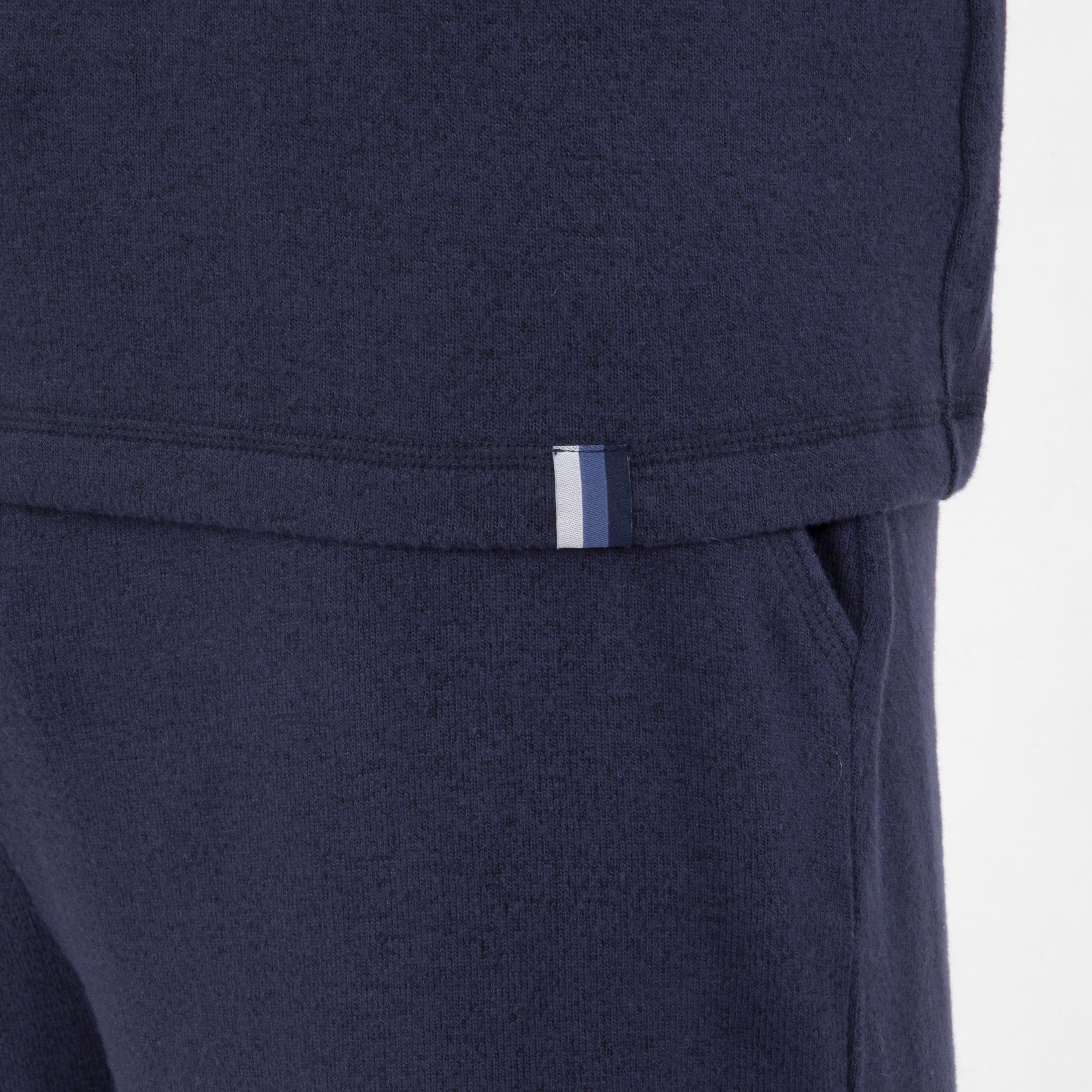 isotoner-t-shirt-manches-courtes-homme-marine-viscose-ecovero-ultra-doux image 2