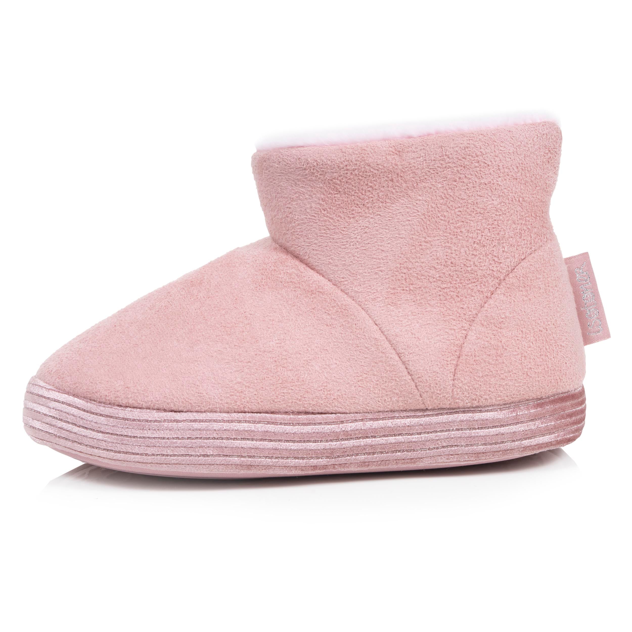 isotoner-chaussons-bottillons-enfant-su-dine-rose image 3
