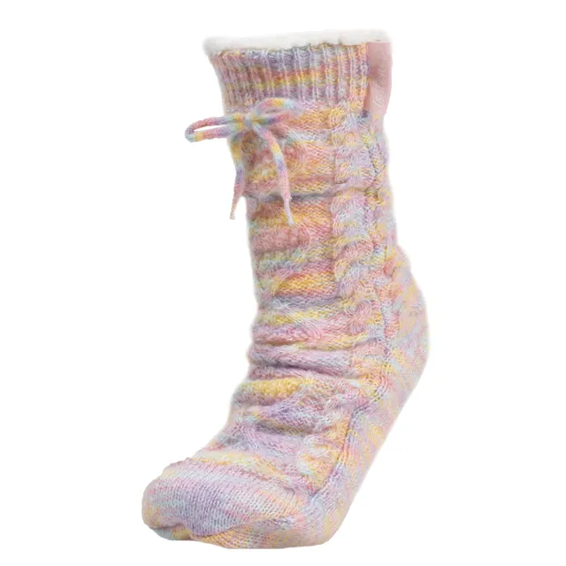 isotoner-chaussettes-fourr-es-femme-n-ud-multicolor image 1