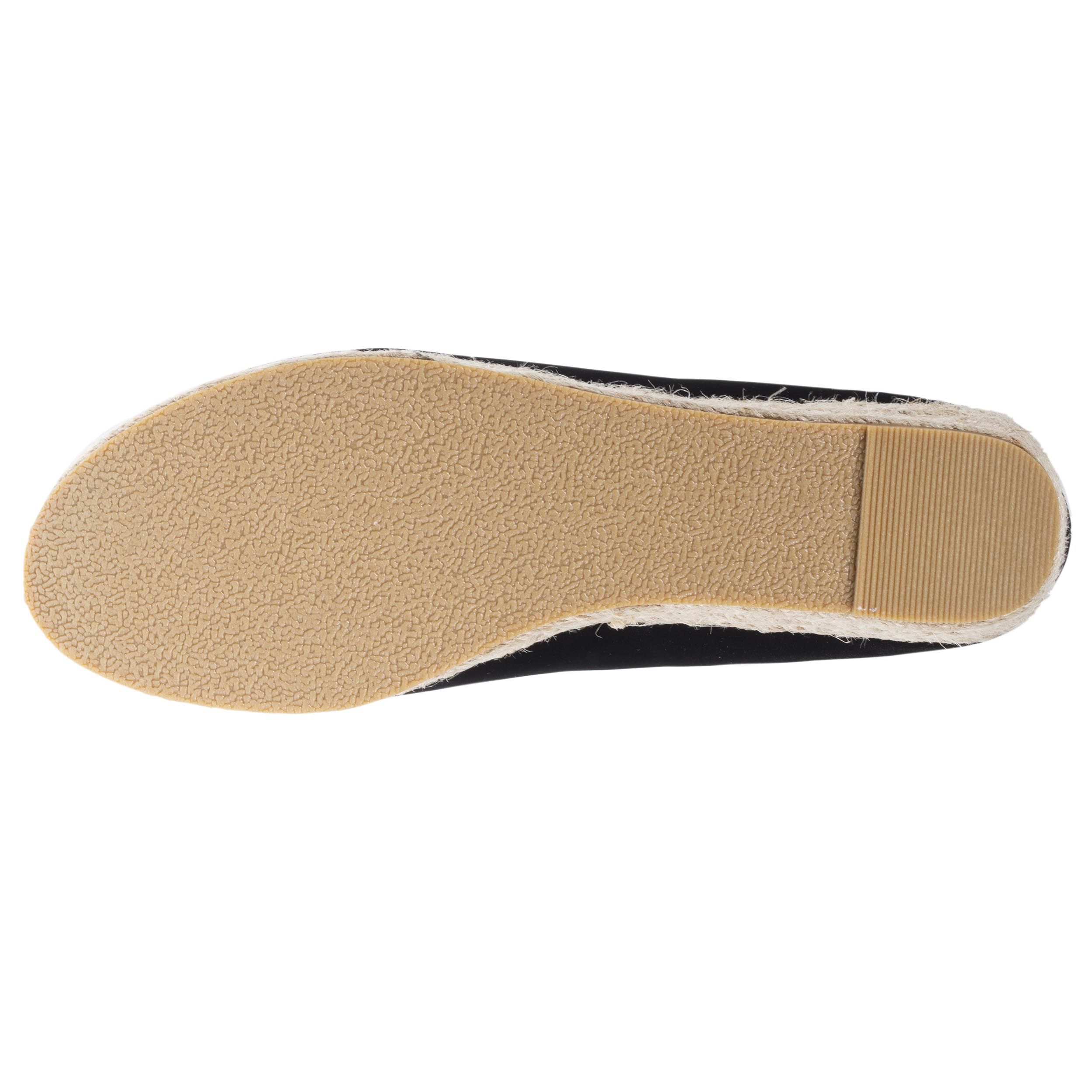 isotoner-ballerines-femme-talon-corde-compens-noir image 5