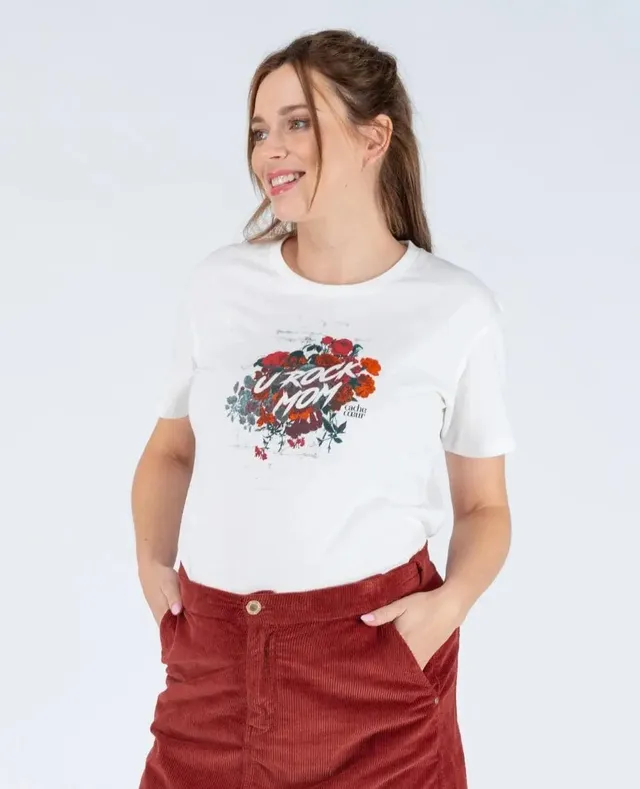 cache-c-ur-t-shirt-de-grossesse-rock-rouge-u-rock-mom image 1