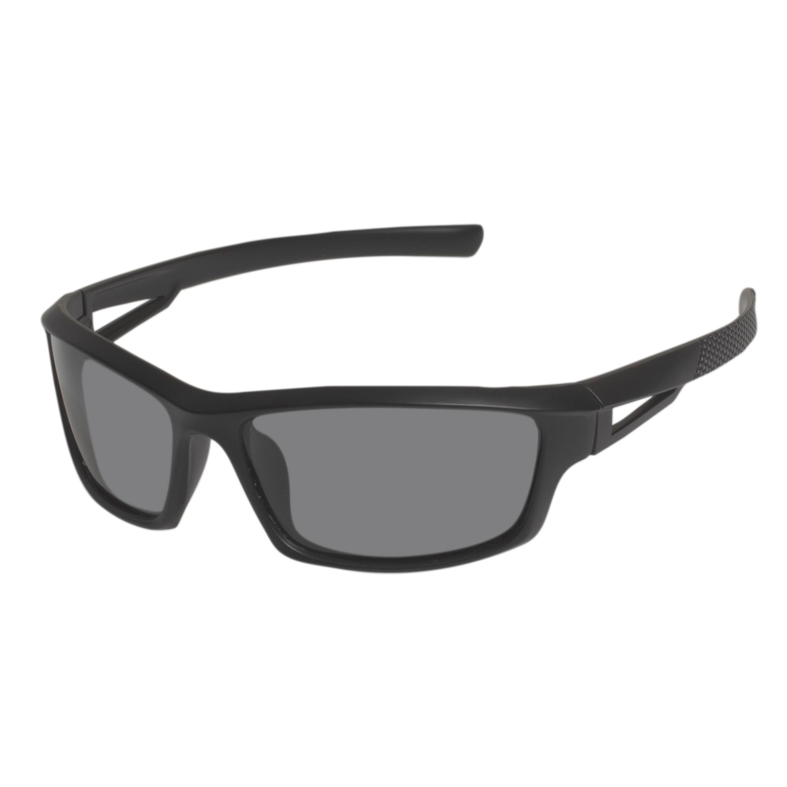 isotoner-lunettes-de-soleil-mixte-sport-gomme-noires-polaris-es image 2
