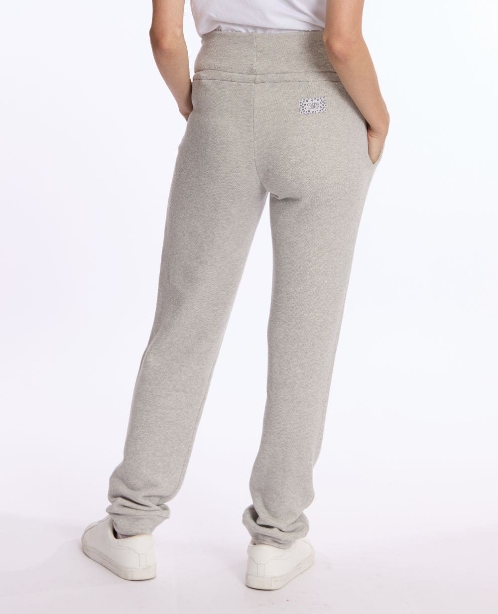 cache-c-ur-billie-jogging-de-maternit-gris-paillet-coton-bio image 7