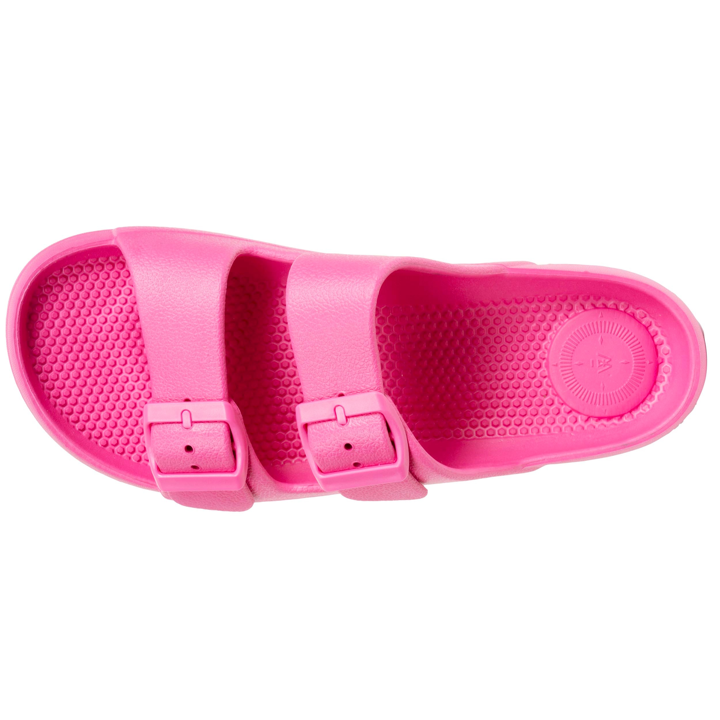 isotoner-mules-claquettes-femme-ajustables-rose-everywear image 3