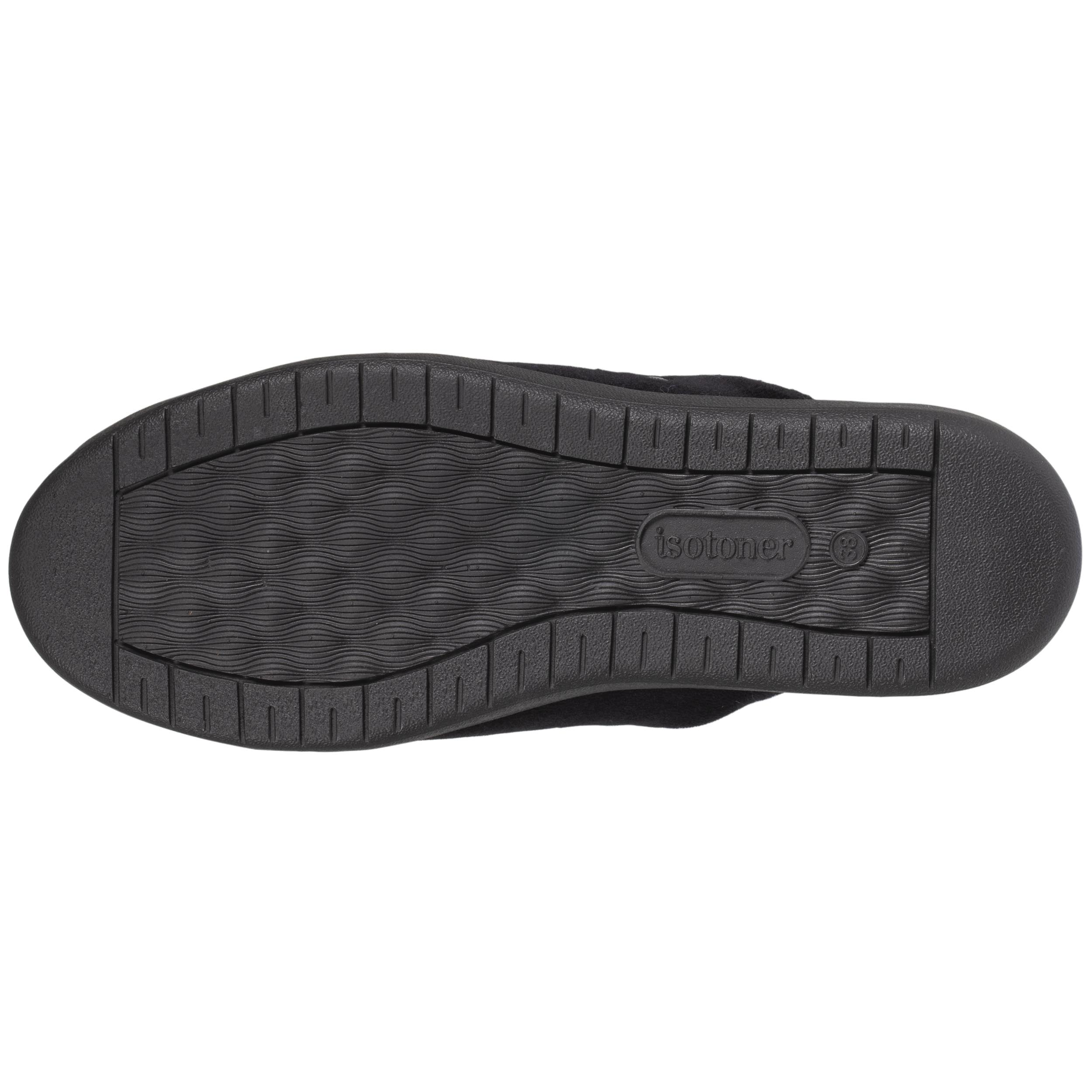 isotoner-chaussons-mules-femme-grand-confort-noir image 5