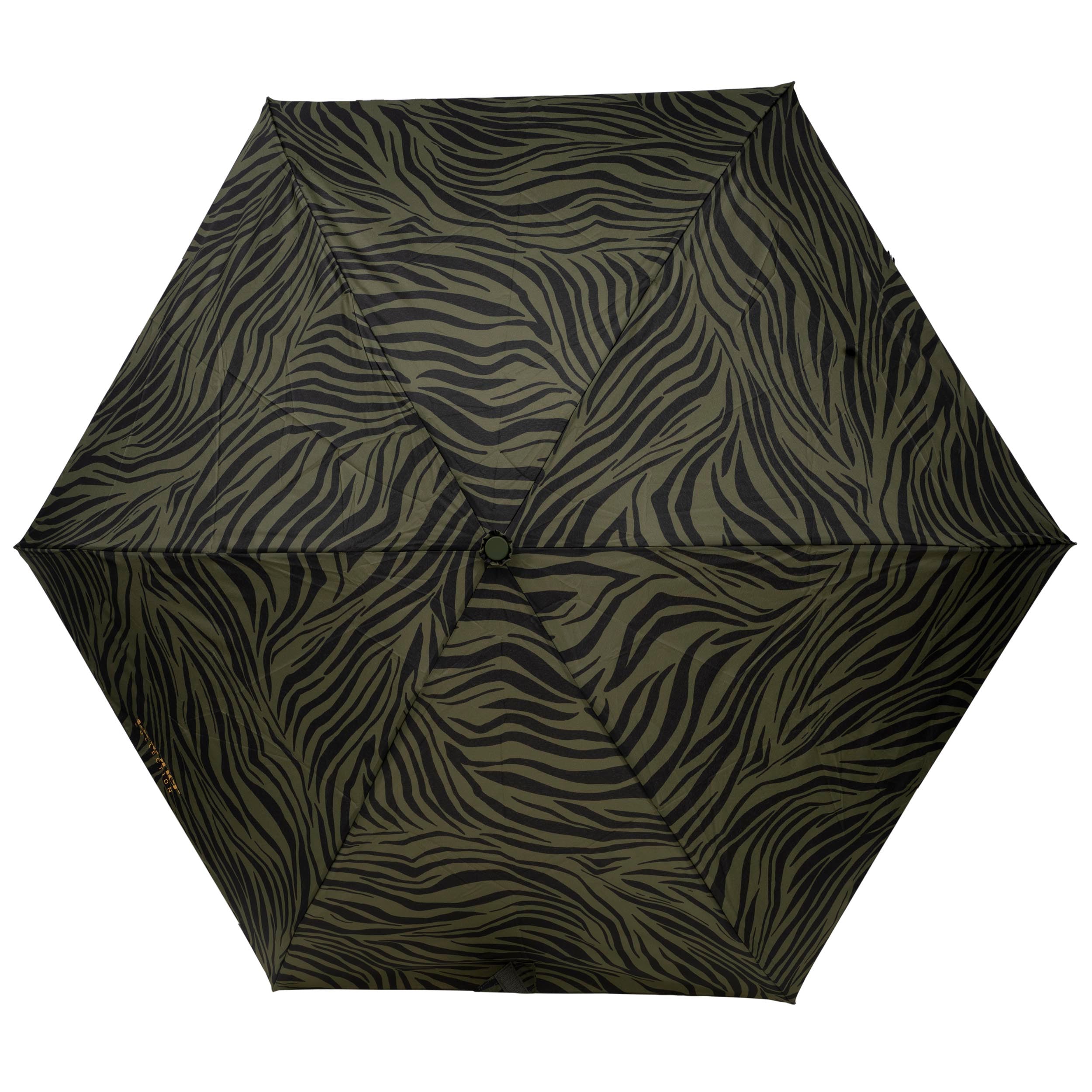 isotoner-parapluie-mini-slim-z-bre-kaki image 3